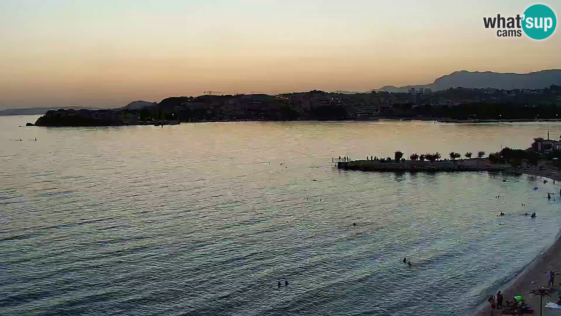 Web kamera Plaža Podstrana – Pogled uživo