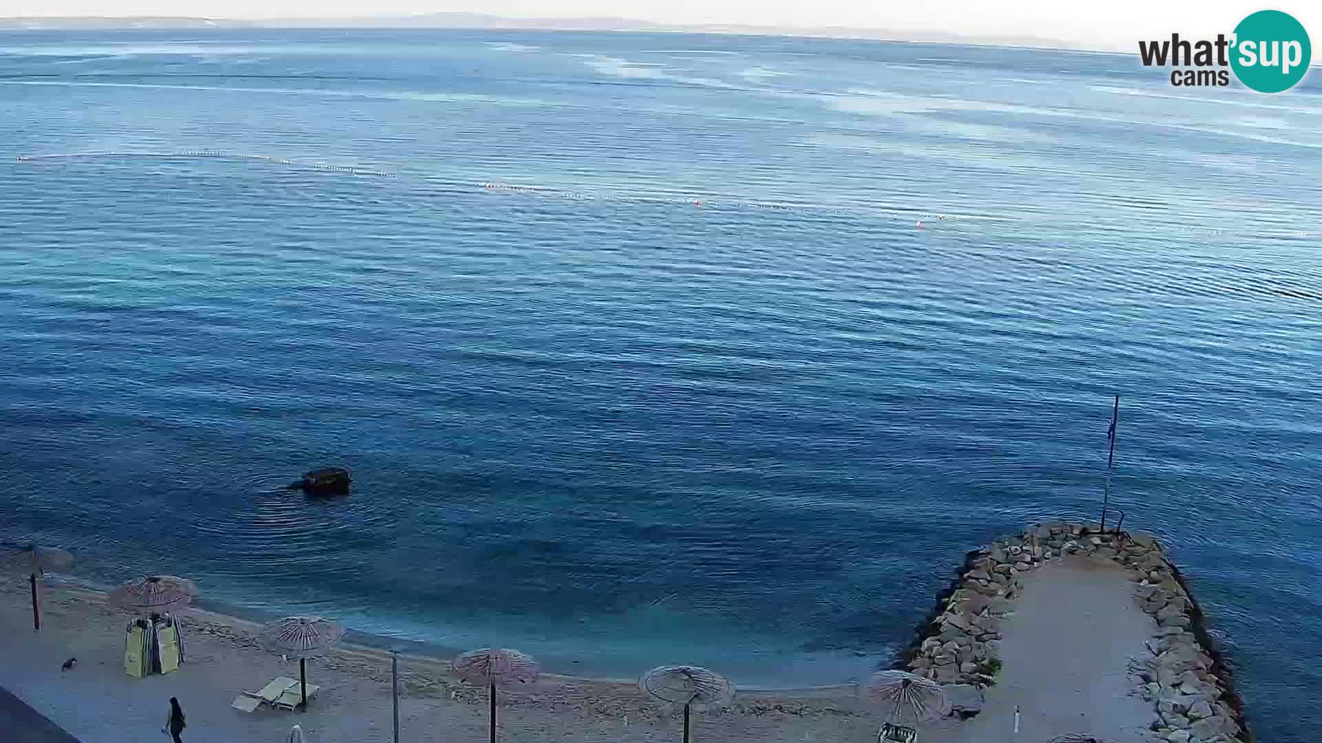 Podstrana Strand Webcam – Liveblick vom Hotel Split