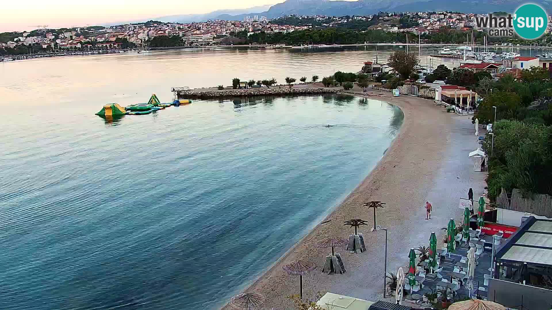 Webcam plage de Podstrana – Vue en direct depuis Hotel Split