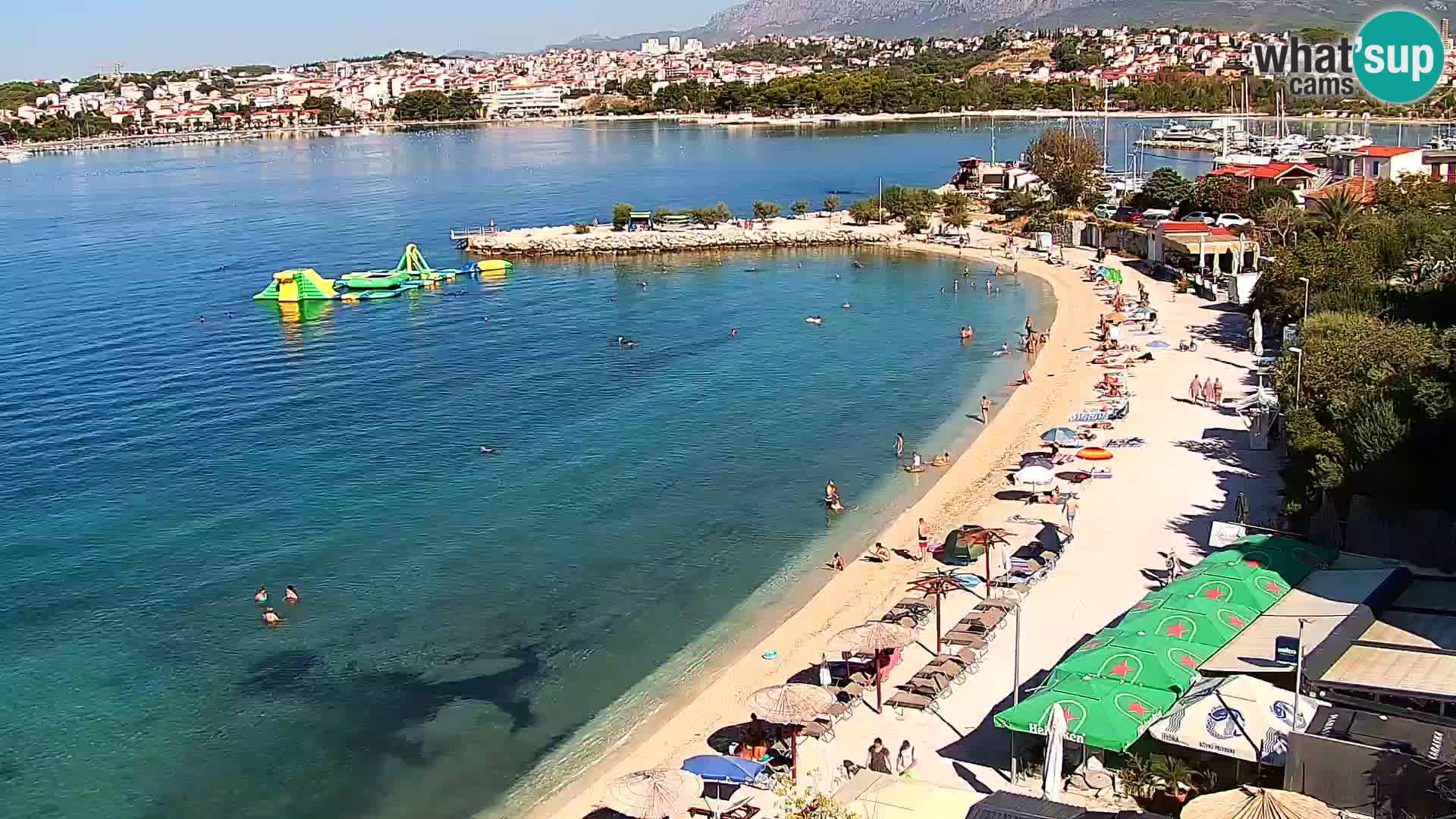 Web kamera Plaža Podstrana – Pogled uživo