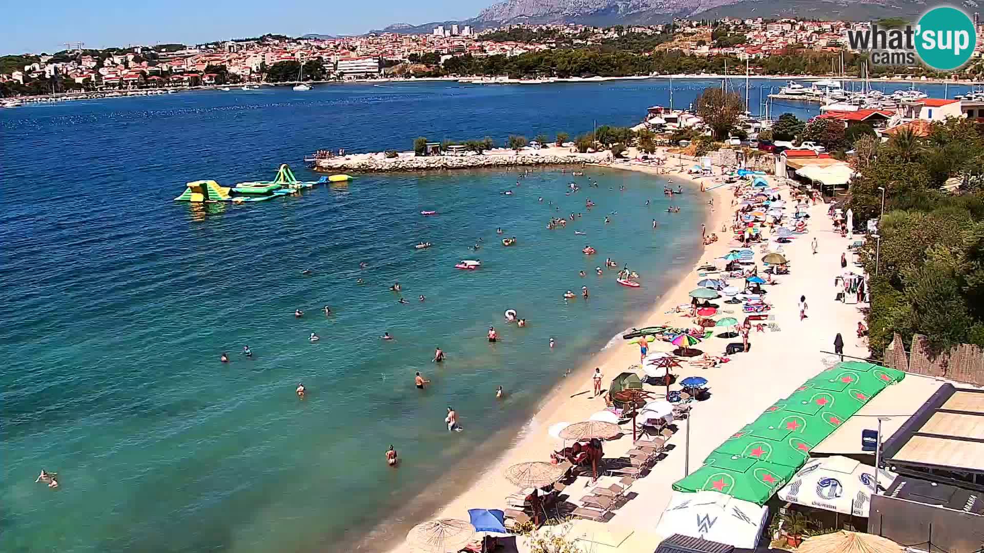 Webcam Playa de Podstrana – Vista en directo desde Hotel Split
