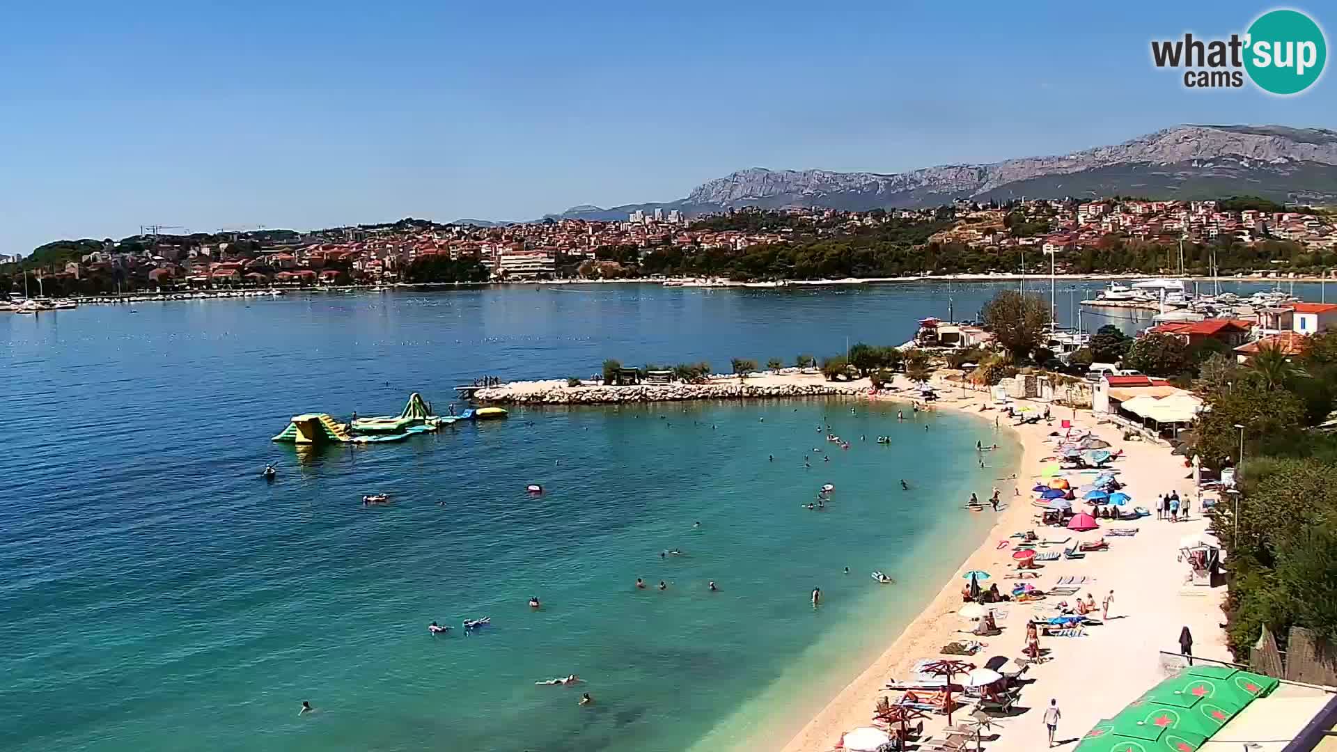 Webcam plage de Podstrana – Vue en direct depuis Hotel Split