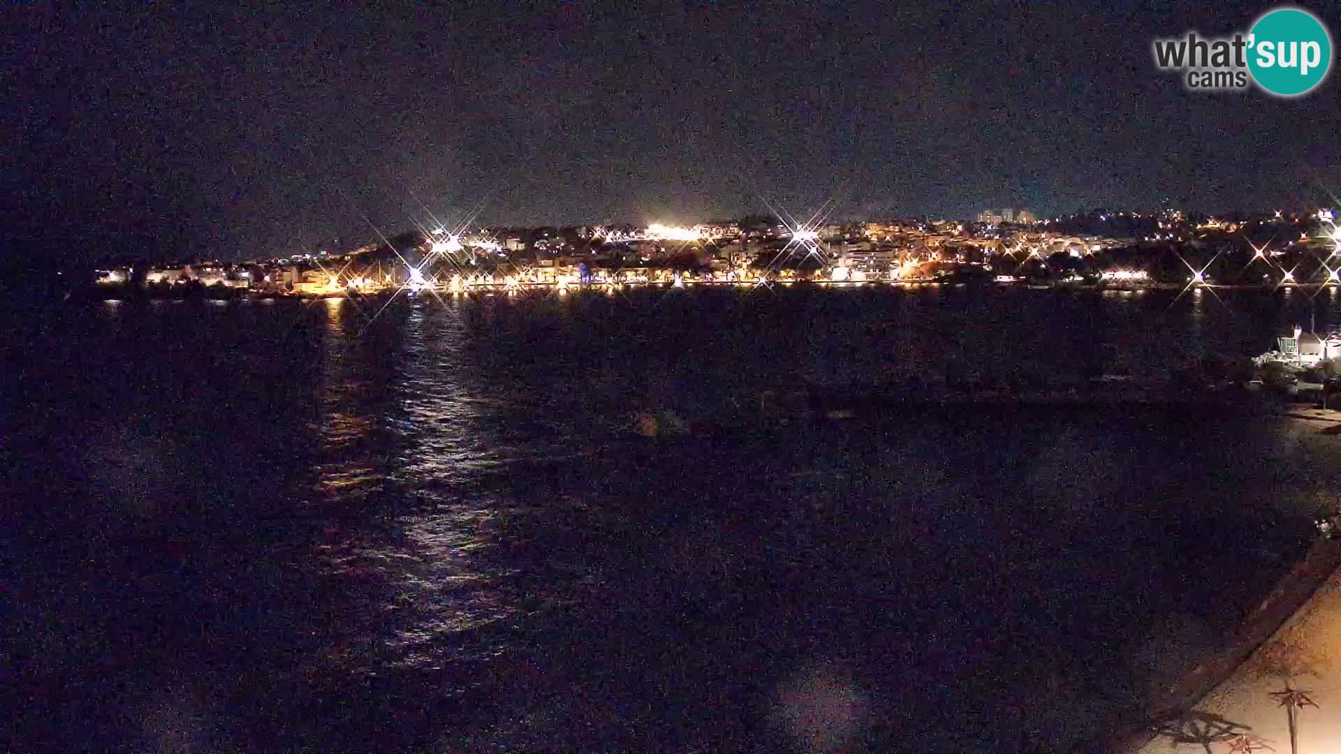 Webcam plage de Podstrana – Vue en direct depuis Hotel Split