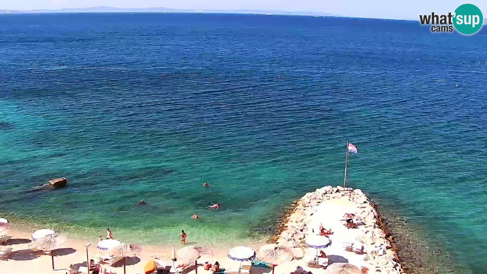 Webcam plage de Podstrana – Vue en direct depuis Hotel Split