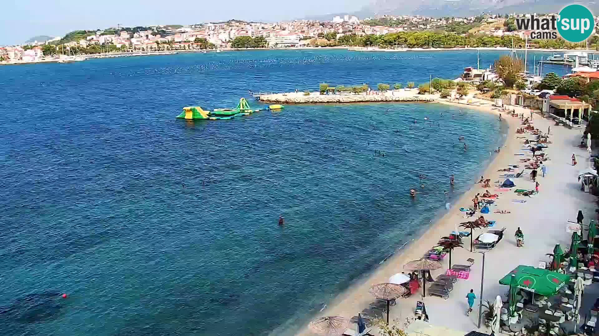 Webcam plage de Podstrana – Vue en direct depuis Hotel Split
