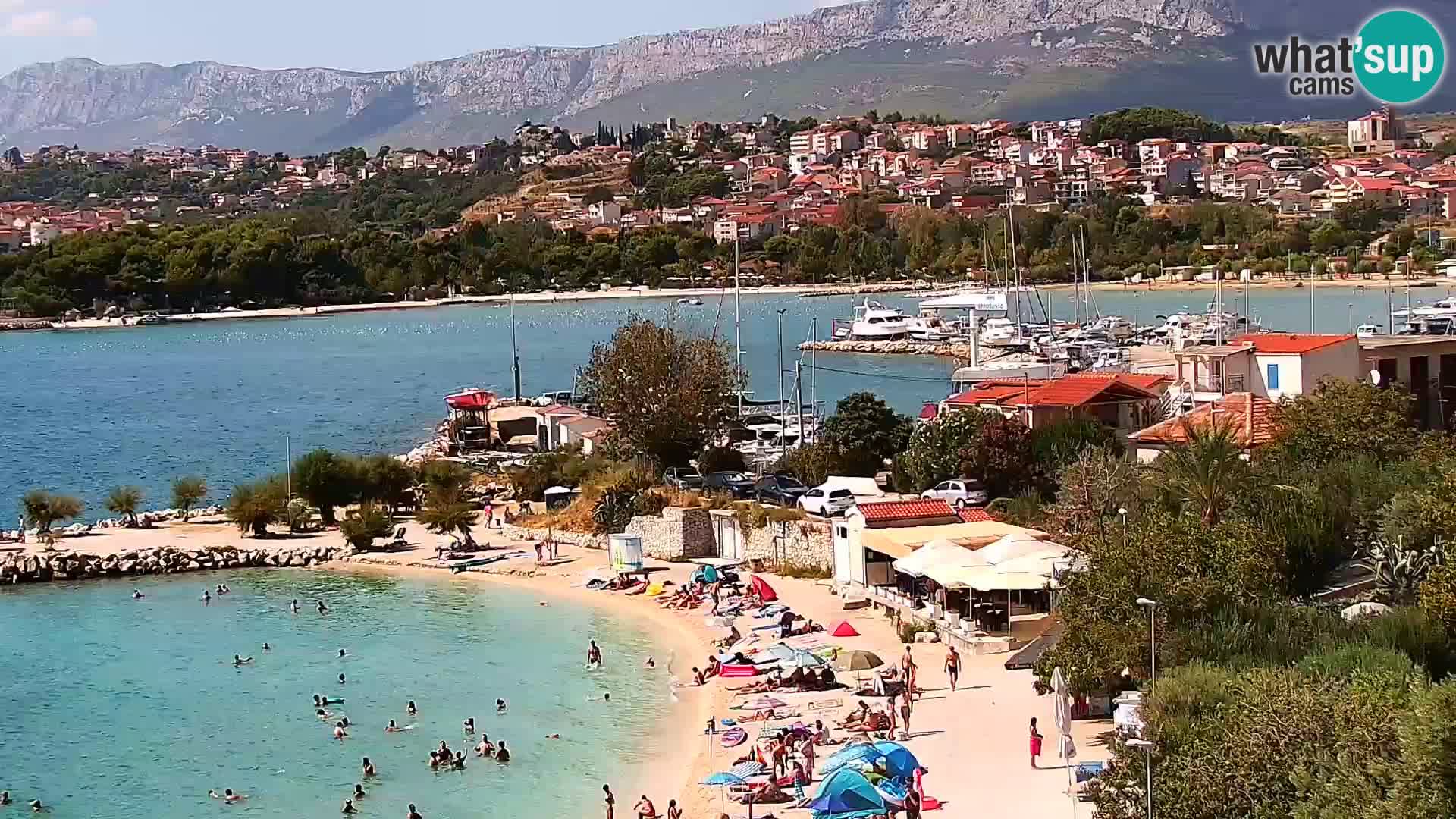 Webcam Playa de Podstrana – Vista en directo desde Hotel Split