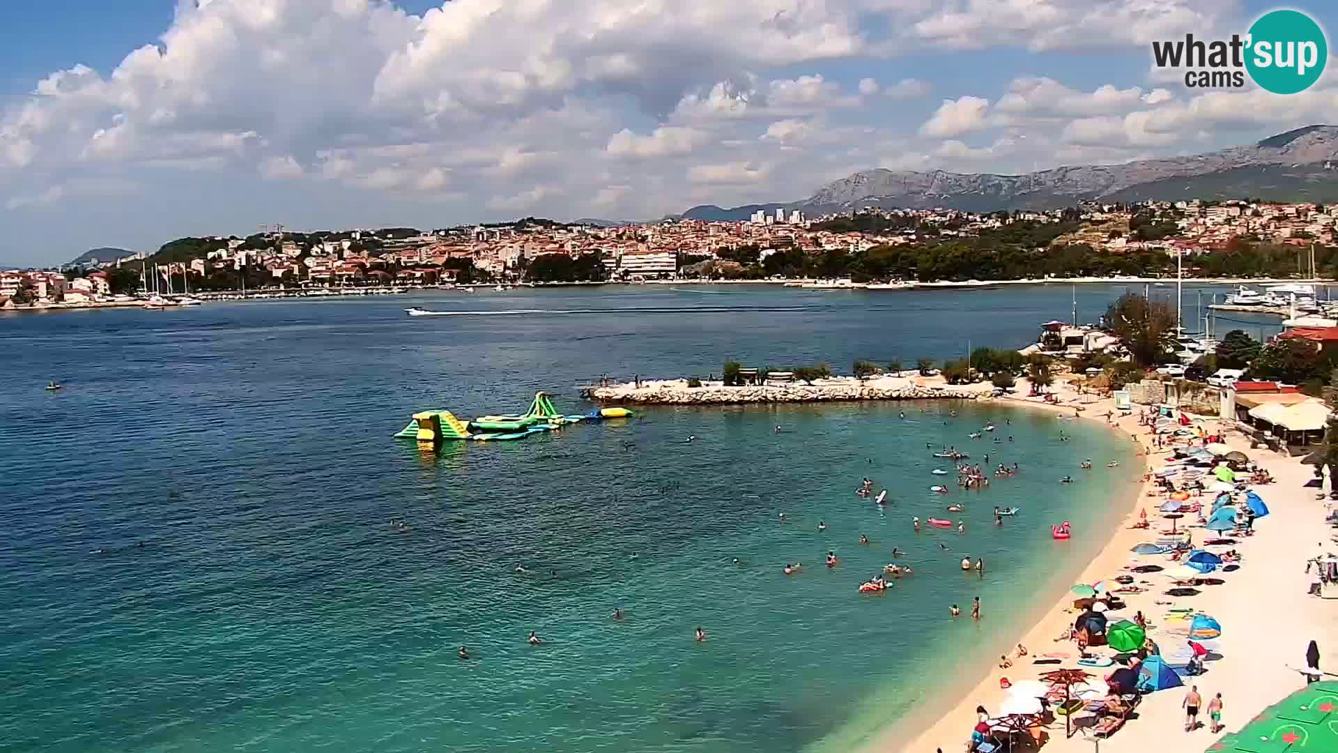 Spletna kamera Plaža Podstrana – Pogled v živo