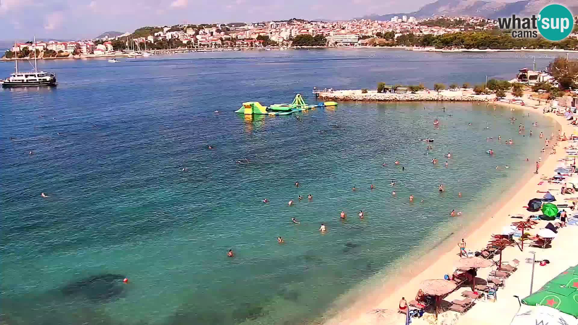 Webcam plage de Podstrana – Vue en direct depuis Hotel Split
