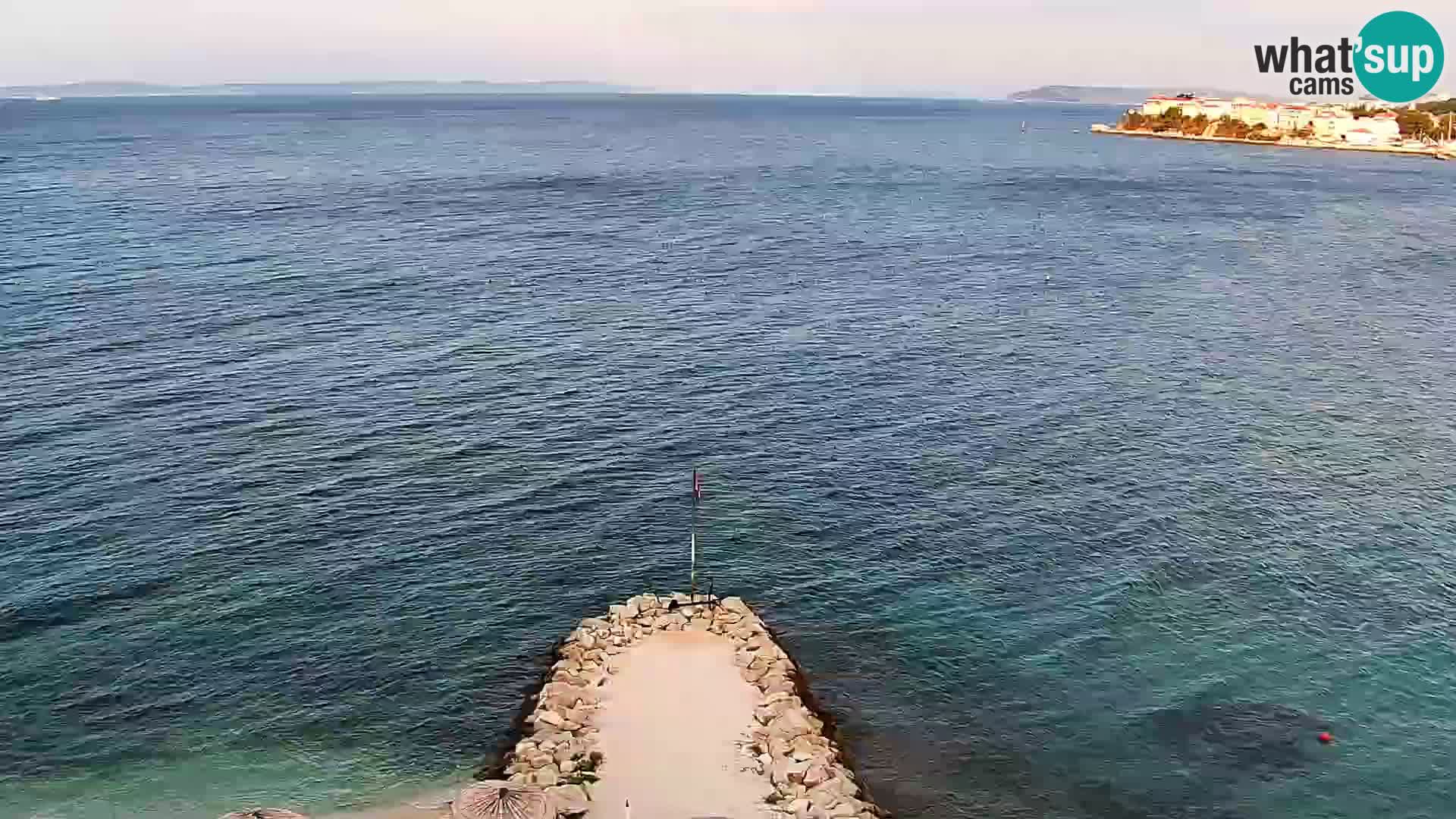 Webcam plage de Podstrana – Vue en direct depuis Hotel Split