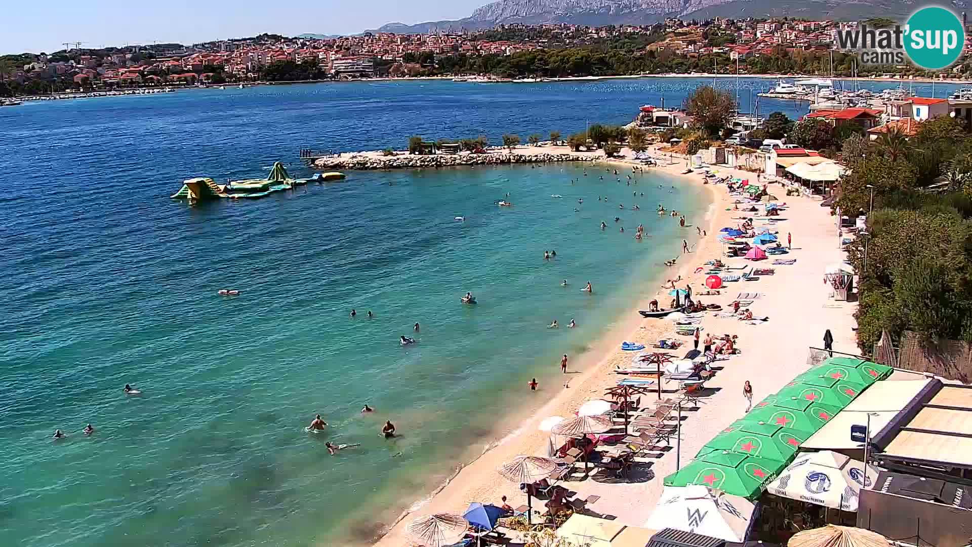 Webcam plage de Podstrana – Vue en direct depuis Hotel Split