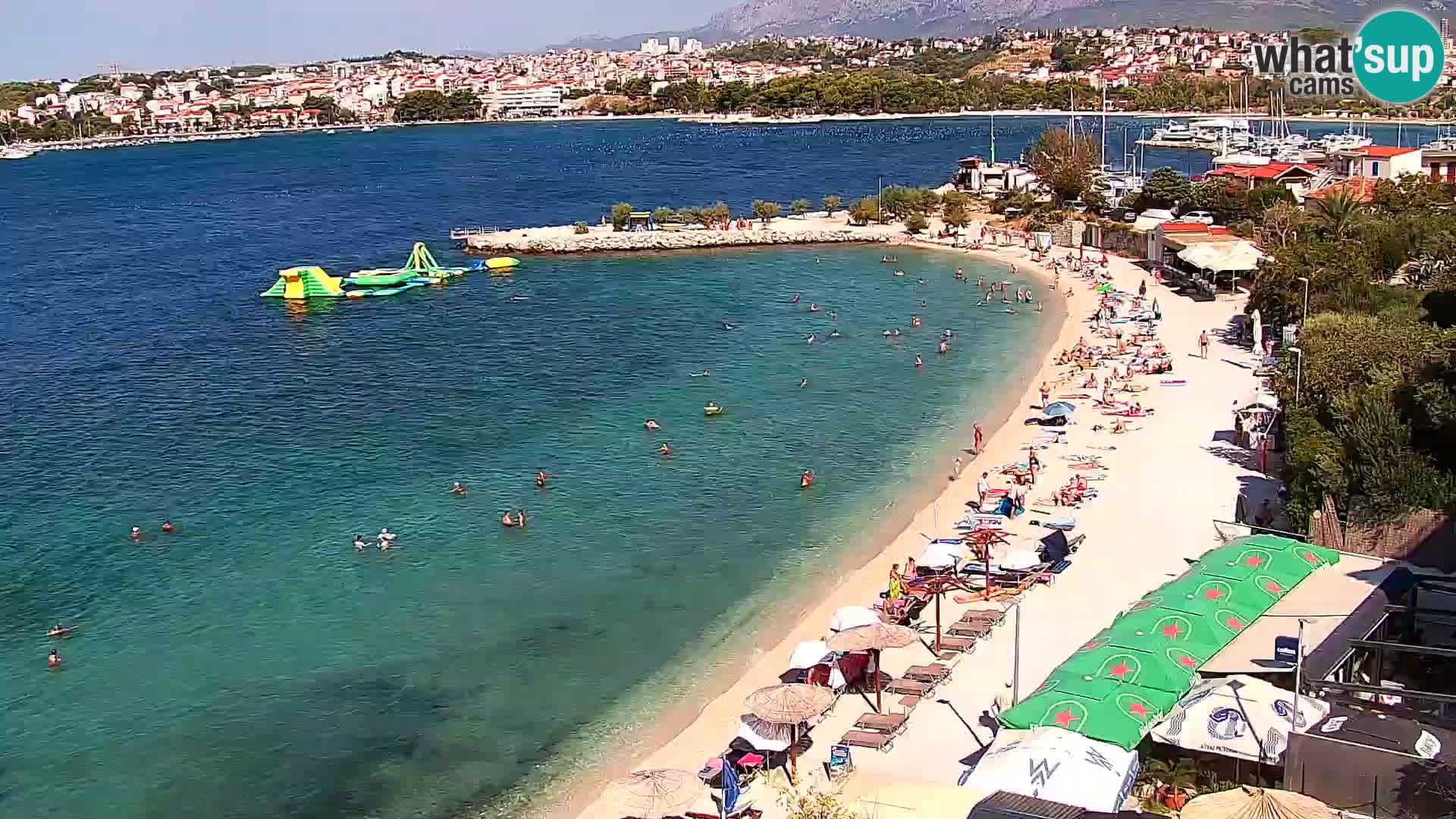 Webcam plage de Podstrana – Vue en direct depuis Hotel Split