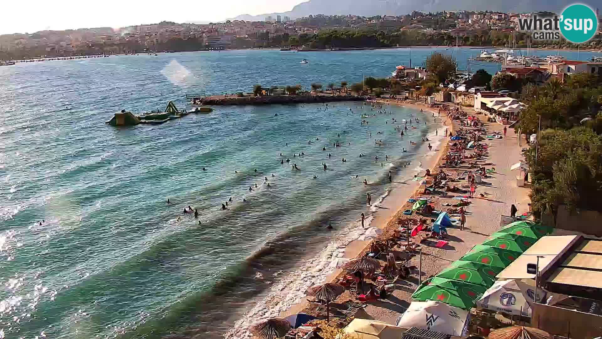Spletna kamera Plaža Podstrana – Pogled v živo