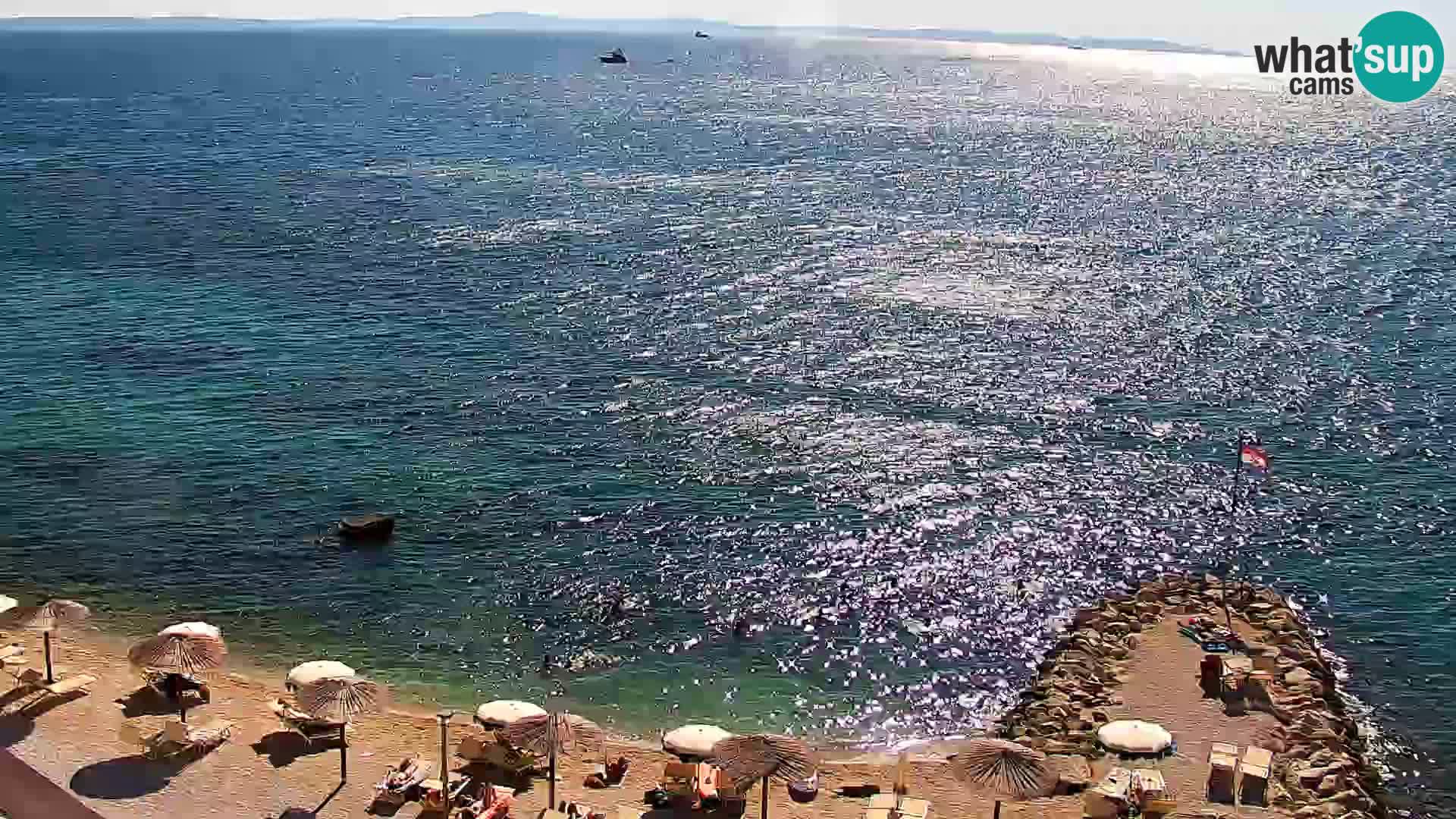 Spletna kamera Plaža Podstrana – Pogled v živo