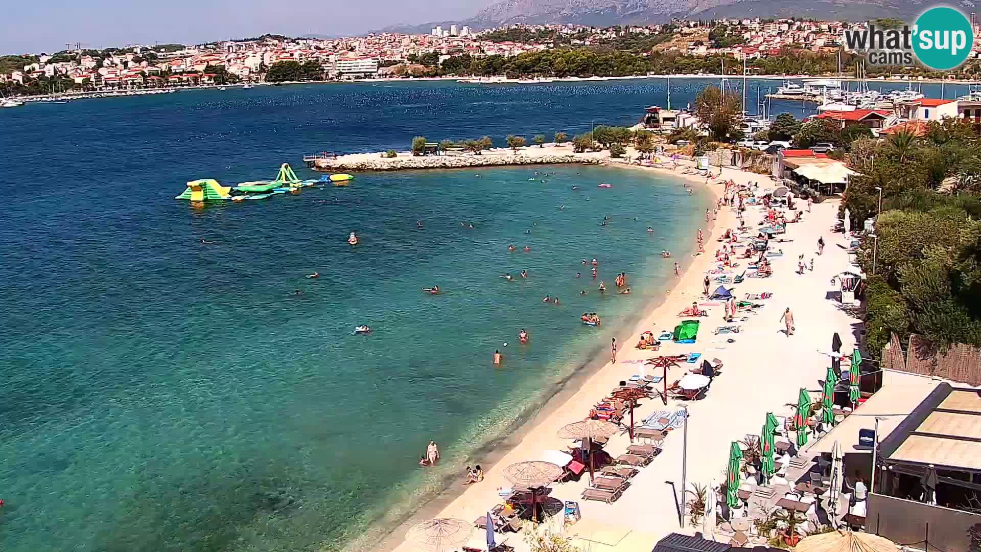 Webcam plage de Podstrana – Vue en direct depuis Hotel Split