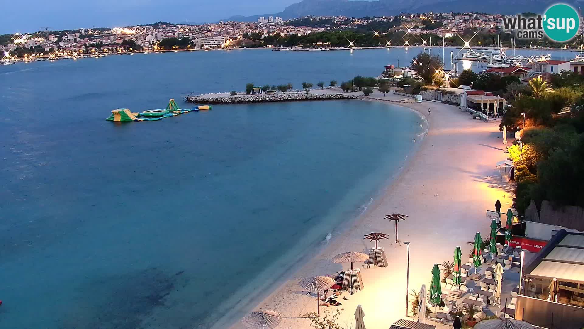 Webcam plage de Podstrana – Vue en direct depuis Hotel Split