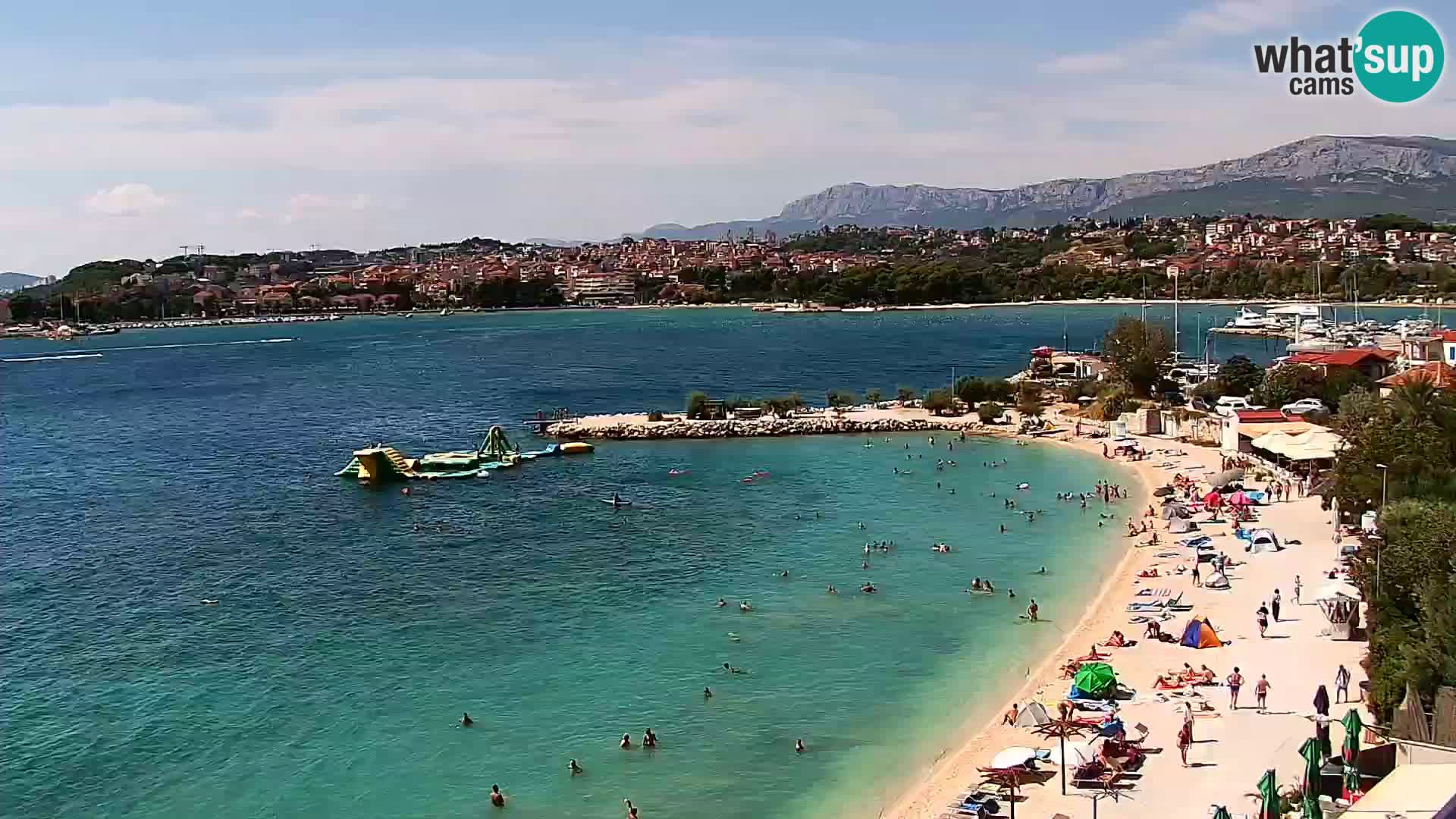 Webcam Playa de Podstrana – Vista en directo desde Hotel Split
