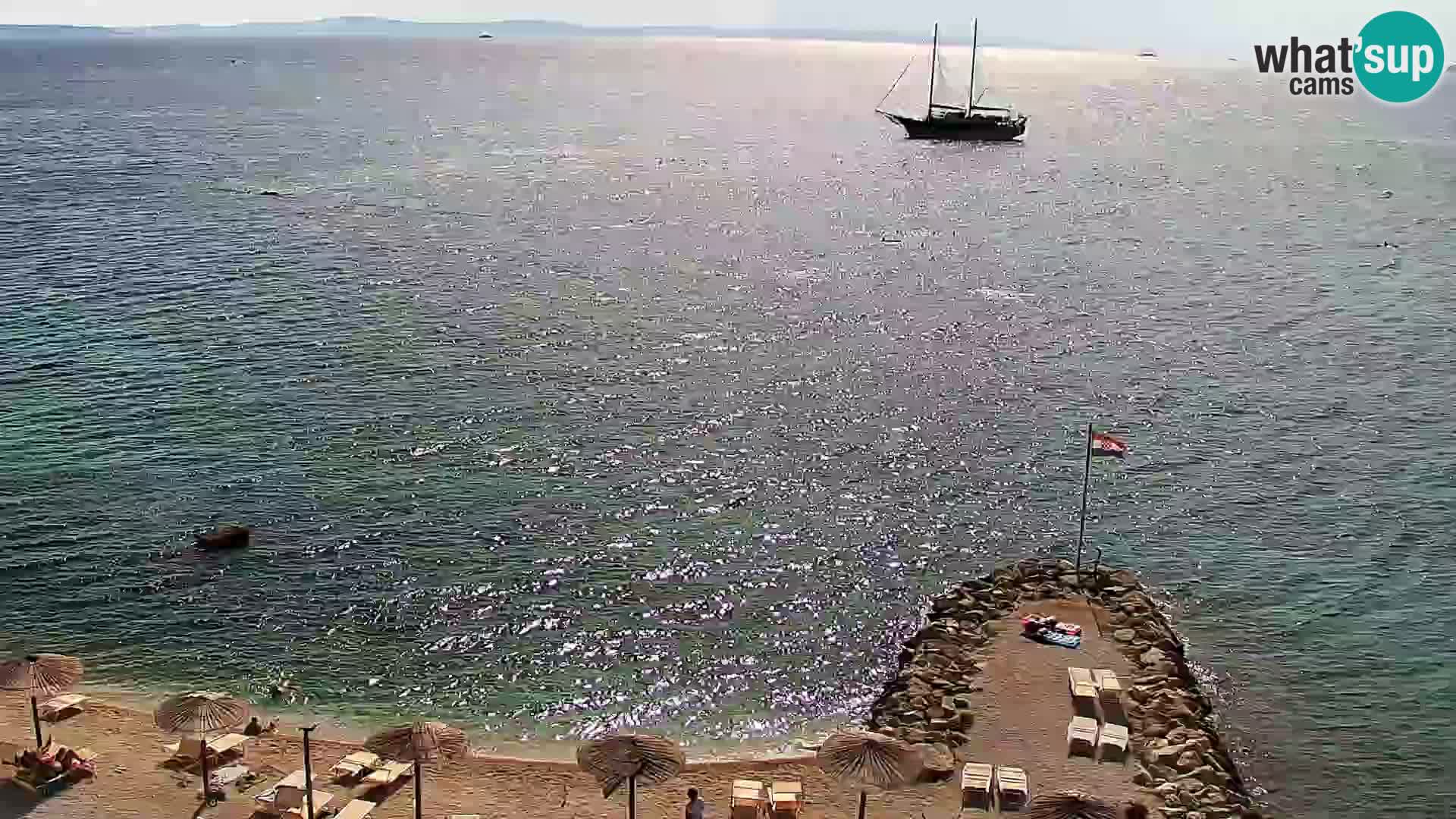 Webcam plage de Podstrana – Vue en direct depuis Hotel Split