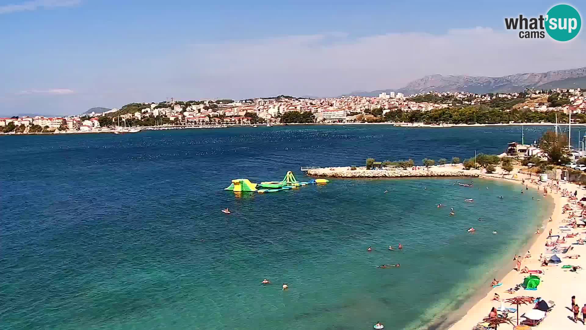 Web kamera Plaža Podstrana – Pogled uživo