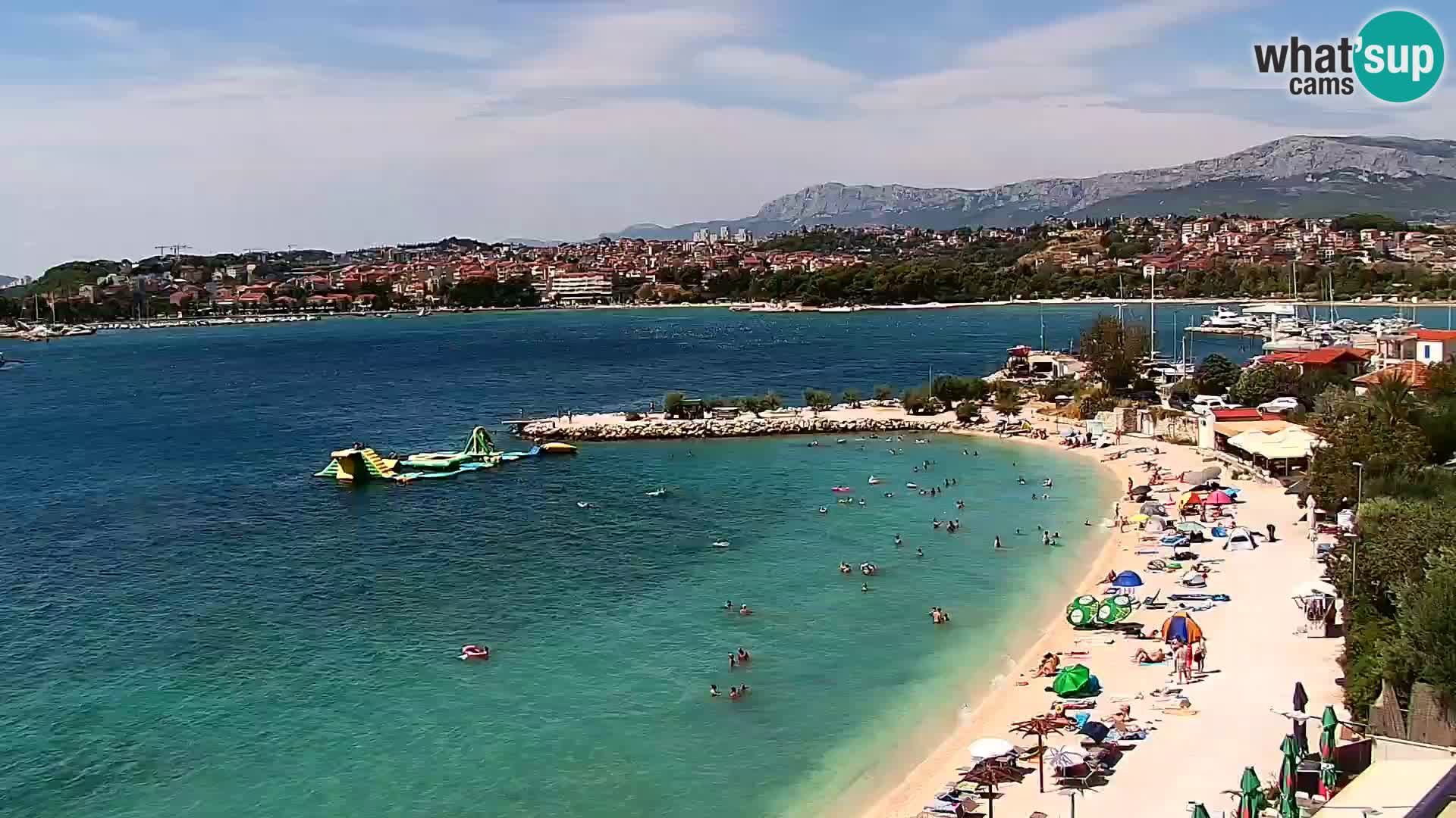 Webcam plage de Podstrana – Vue en direct depuis Hotel Split