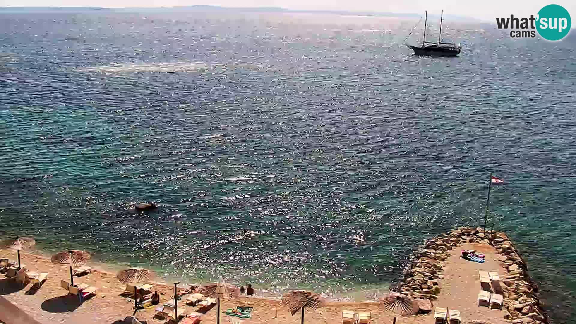 Webcam plage de Podstrana – Vue en direct depuis Hotel Split
