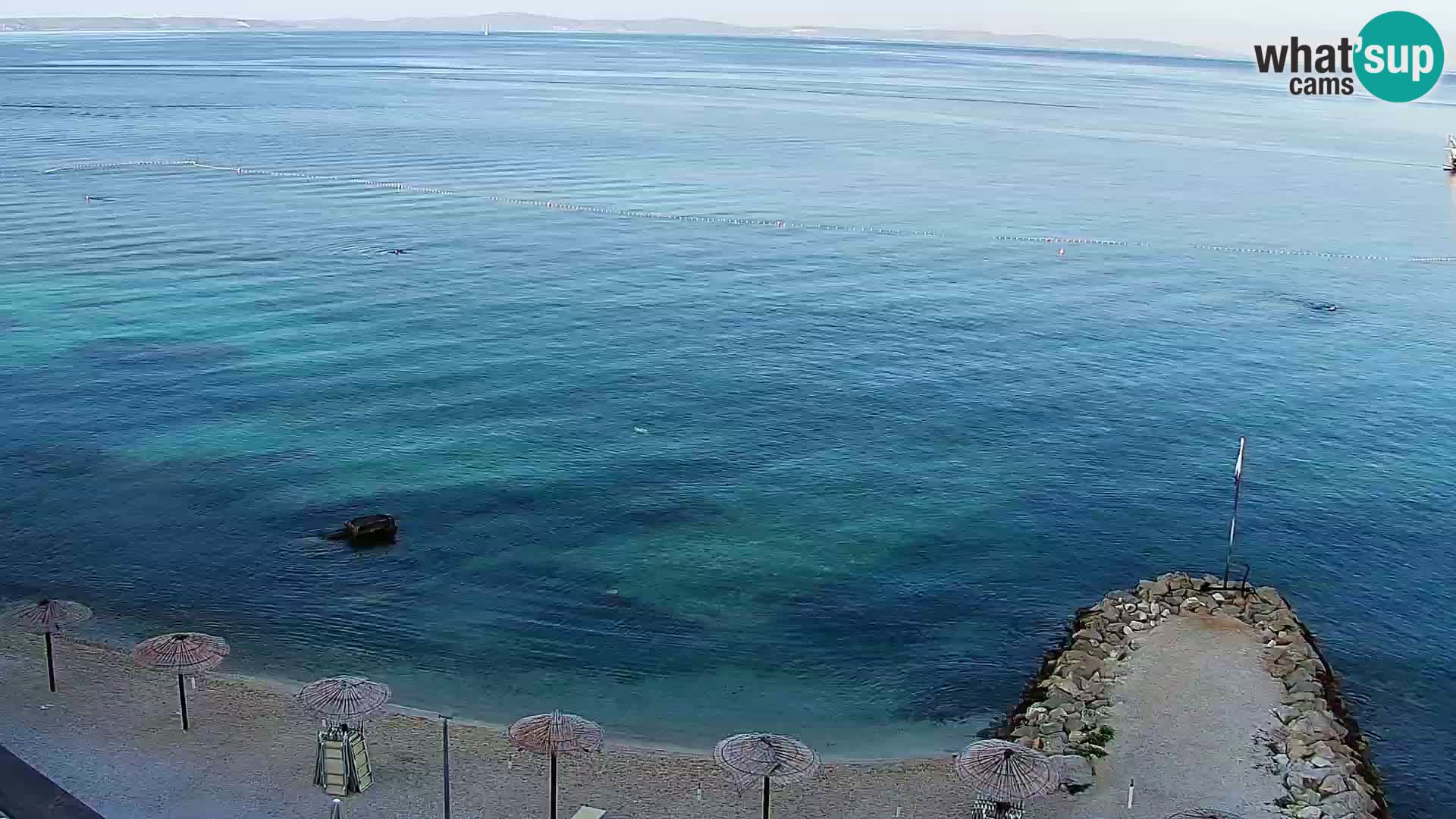 Podstrana Beach Webcam – Live View from Hotel Split
