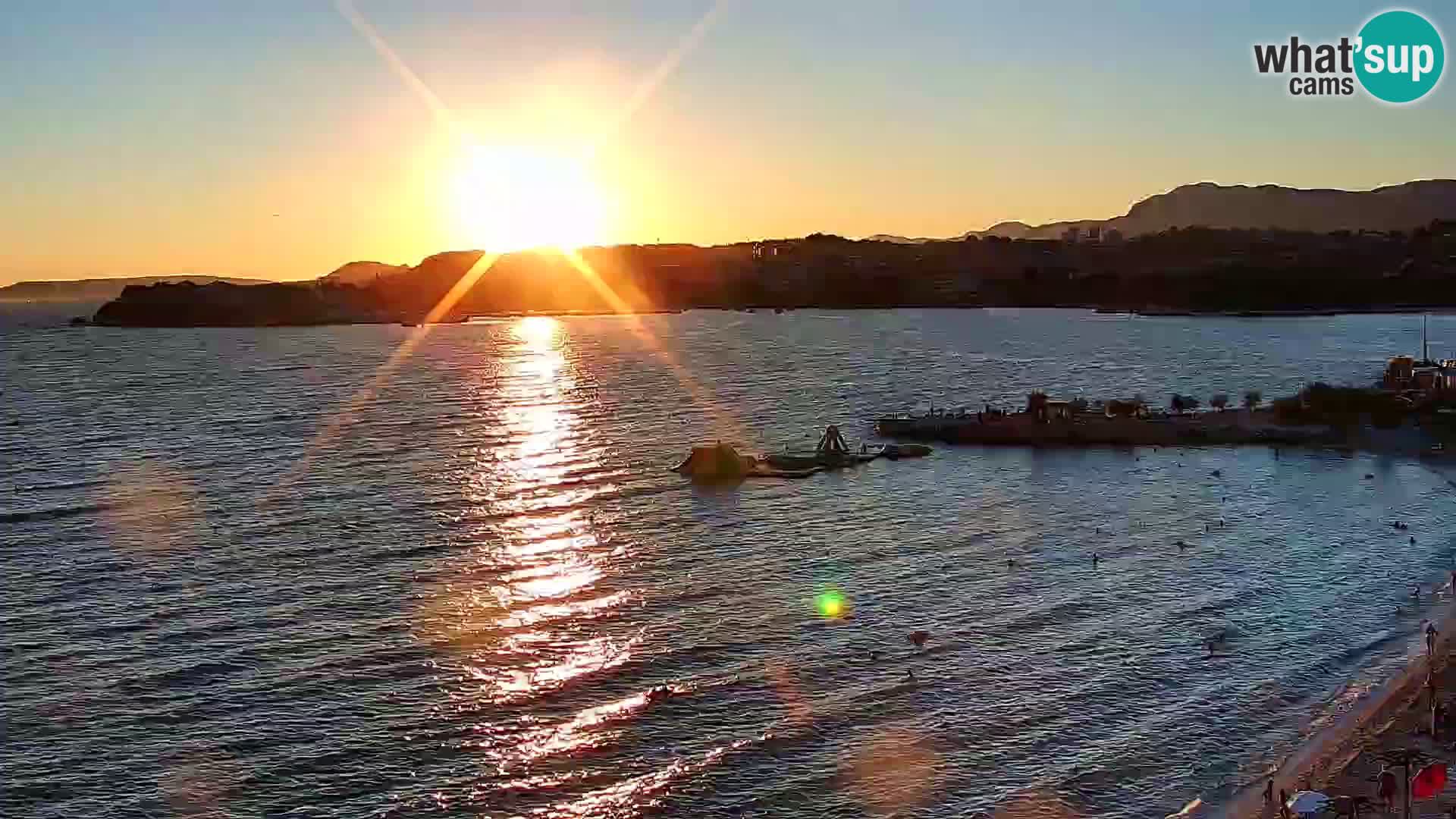 Webcam plage de Podstrana – Vue en direct depuis Hotel Split