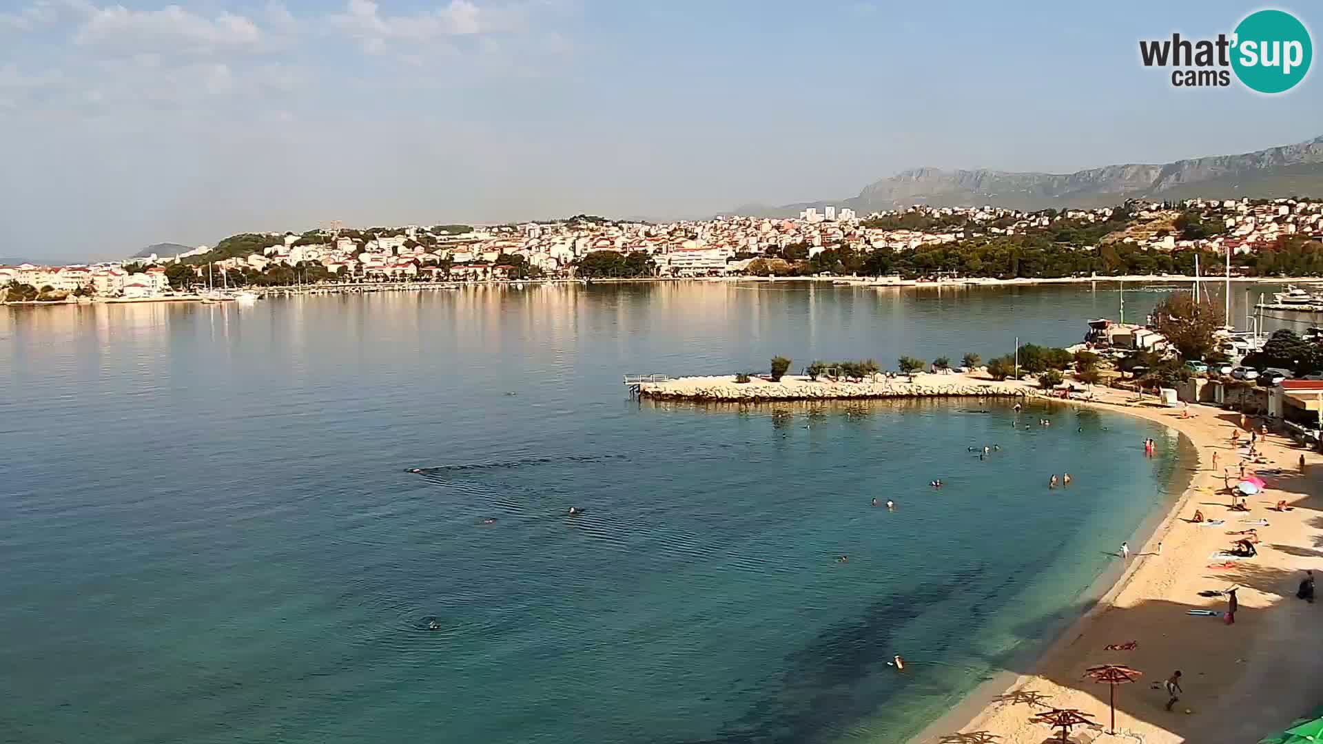 Webcam Playa de Podstrana – Vista en directo desde Hotel Split