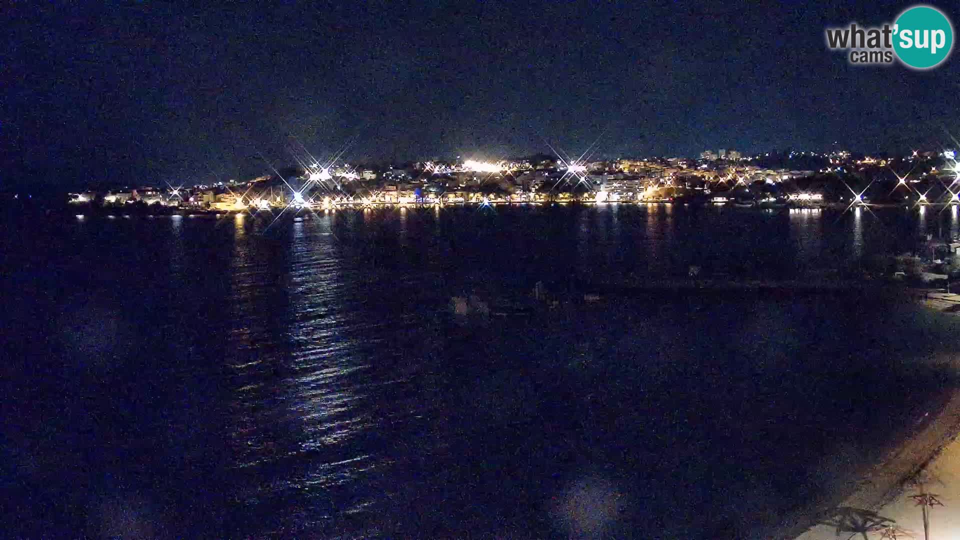 Webcam Playa de Podstrana – Vista en directo desde Hotel Split