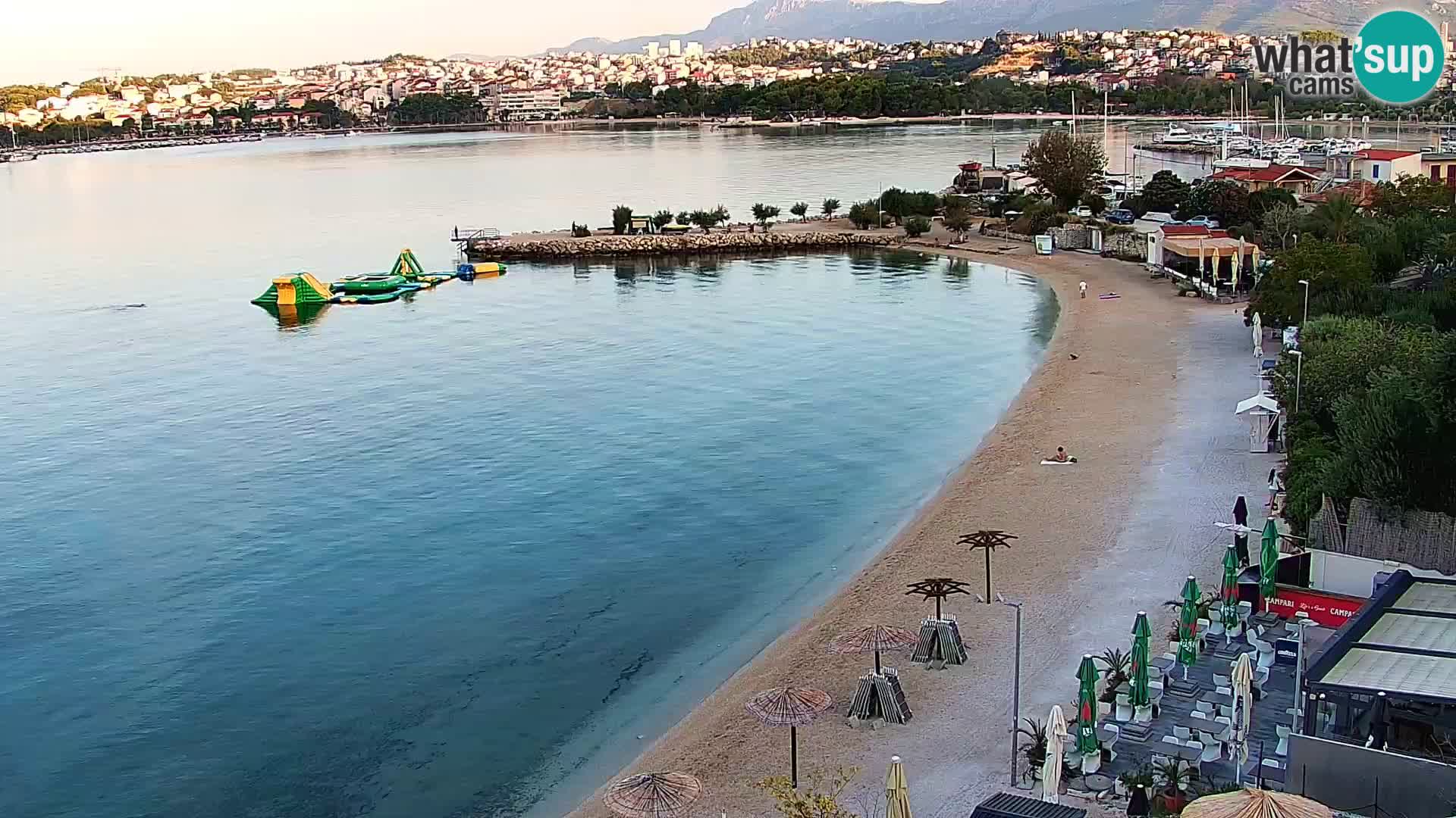 Webcam plage de Podstrana – Vue en direct depuis Hotel Split