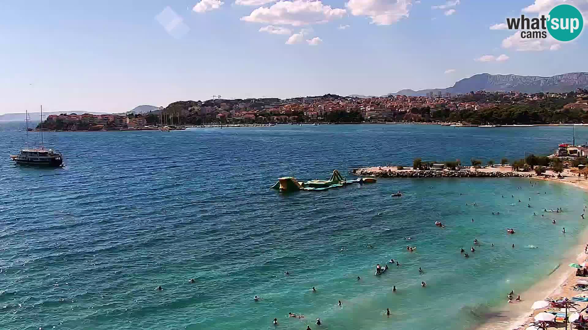 Web kamera Plaža Podstrana – Pogled uživo