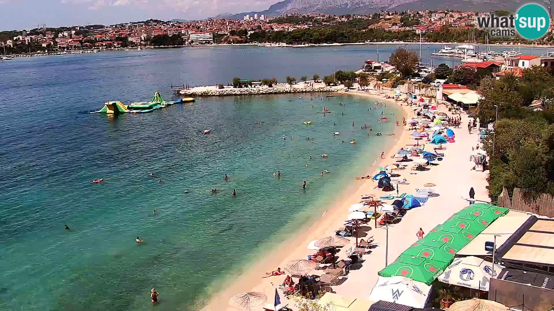 Webcam plage de Podstrana – Vue en direct depuis Hotel Split