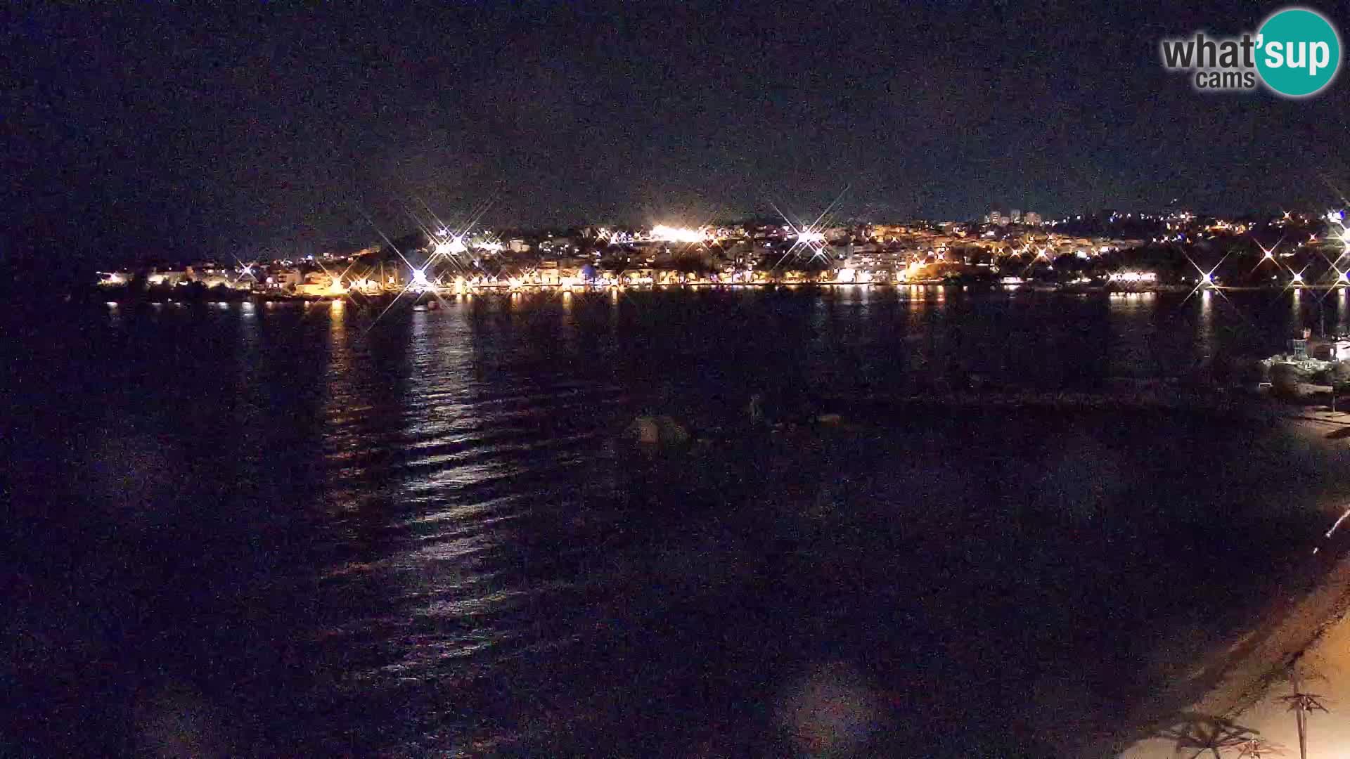 Webcam plage de Podstrana – Vue en direct depuis Hotel Split