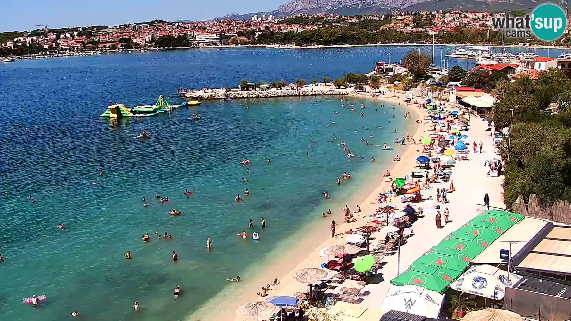 Web kamera Plaža Podstrana – Pogled uživo