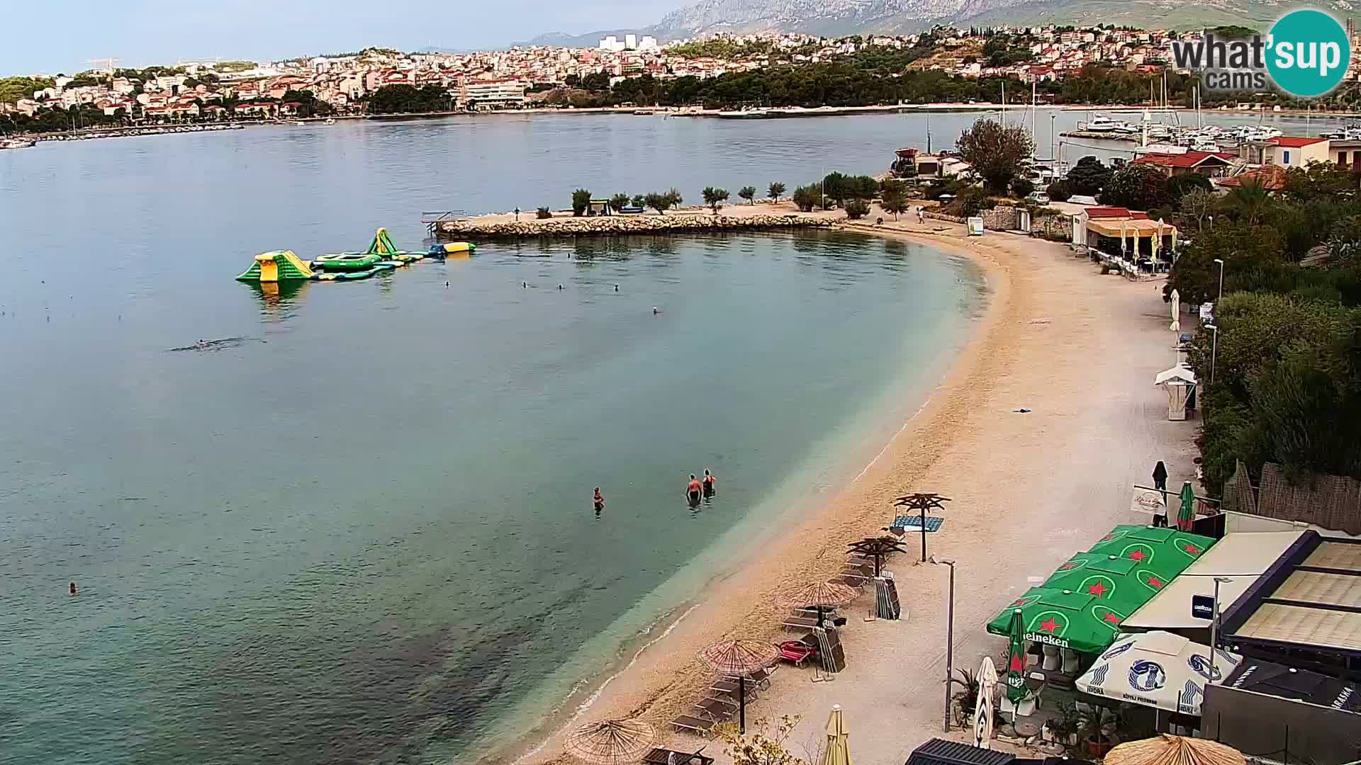 Webcam Playa de Podstrana – Vista en directo desde Hotel Split