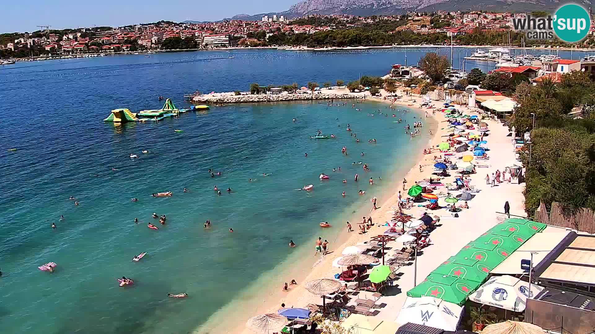 Web kamera Plaža Podstrana – Pogled uživo
