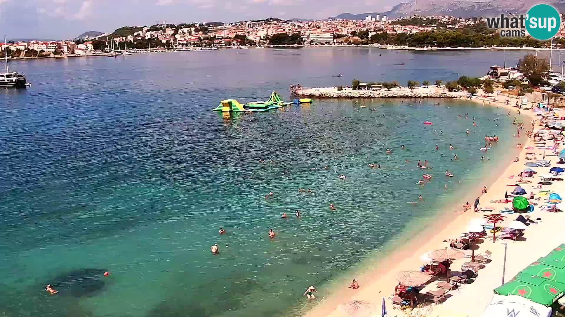 Webcam plage de Podstrana – Vue en direct depuis Hotel Split