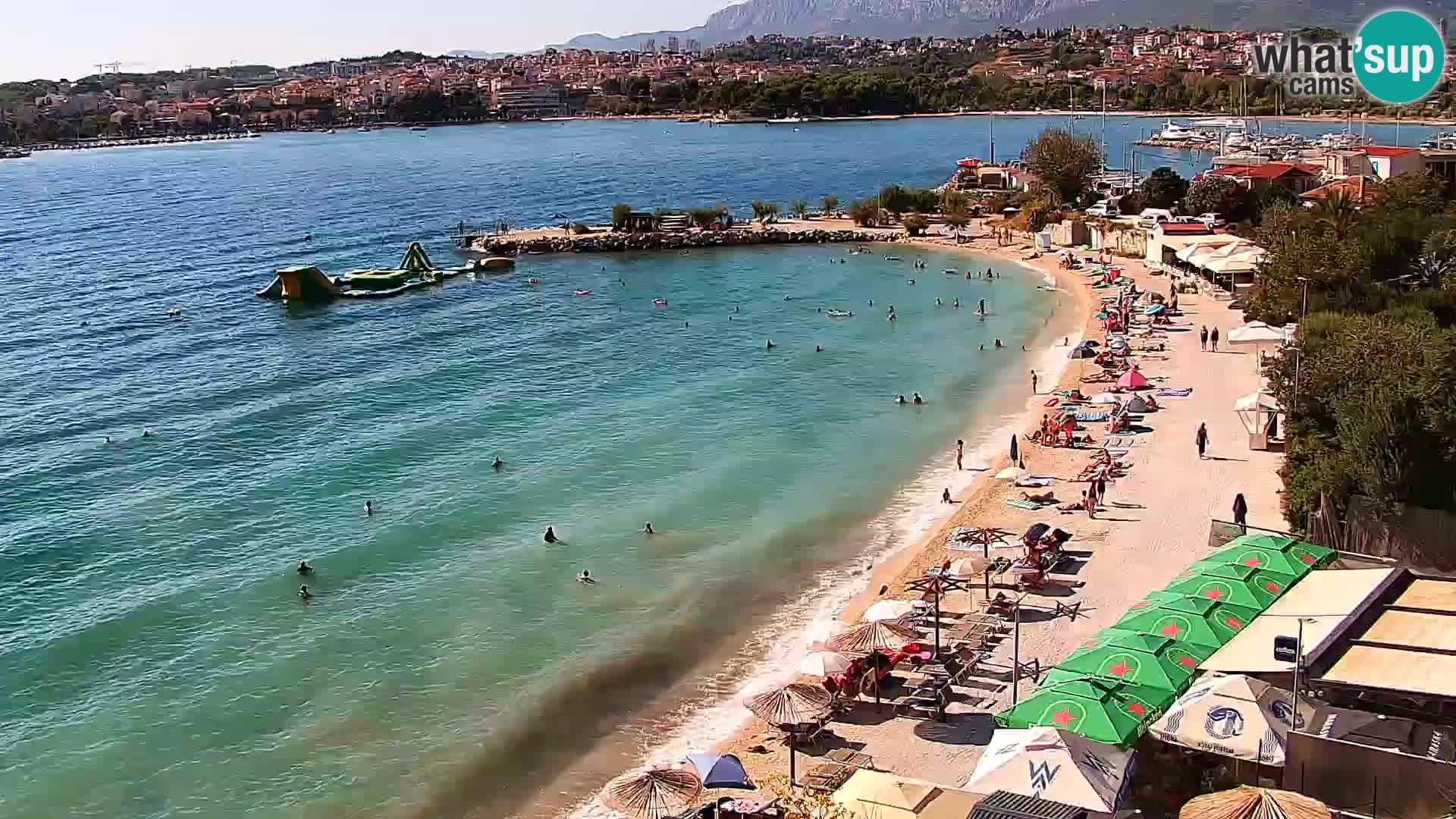 Webcam plage de Podstrana – Vue en direct depuis Hotel Split
