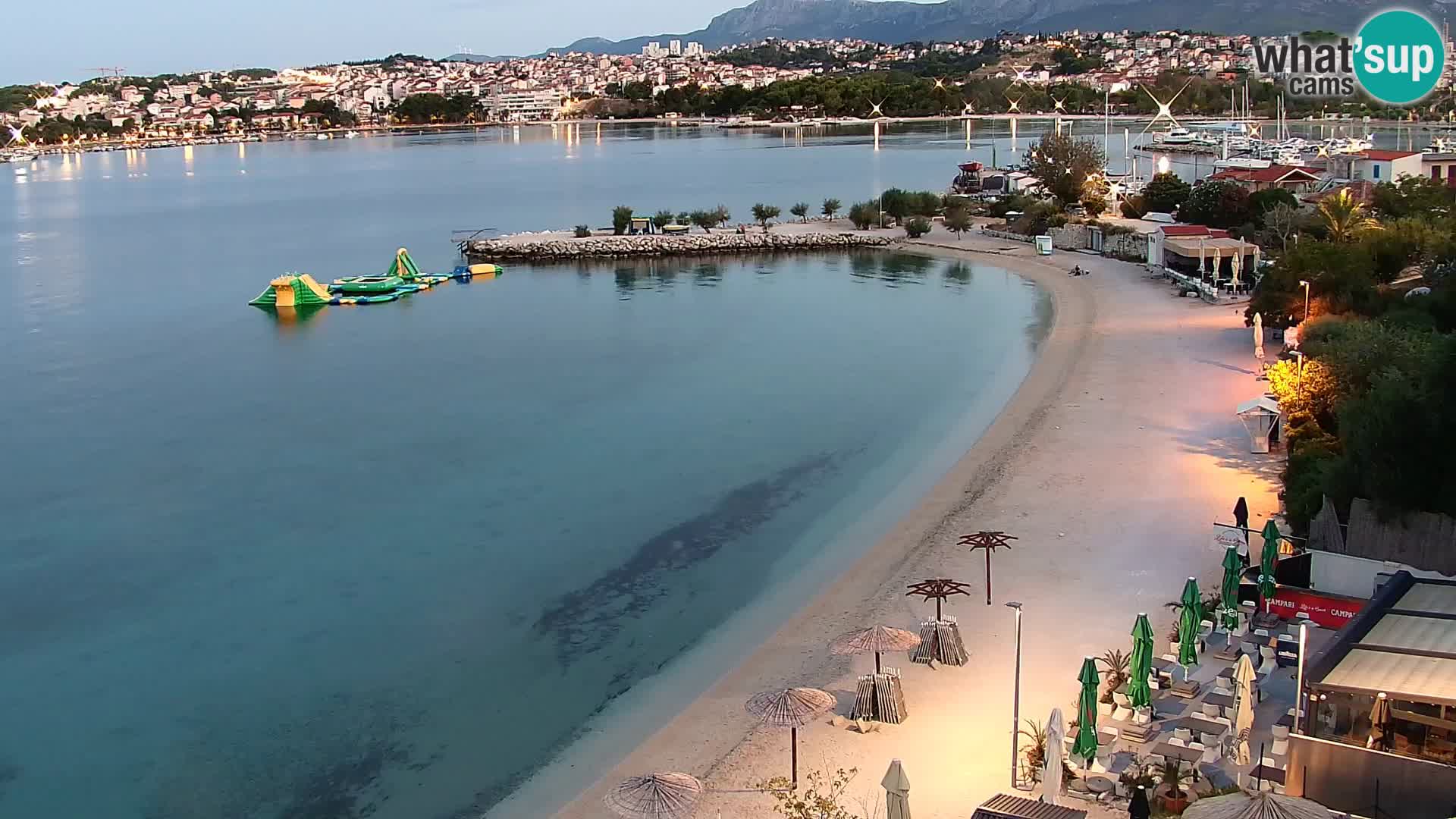 Webcam Playa de Podstrana – Vista en directo desde Hotel Split