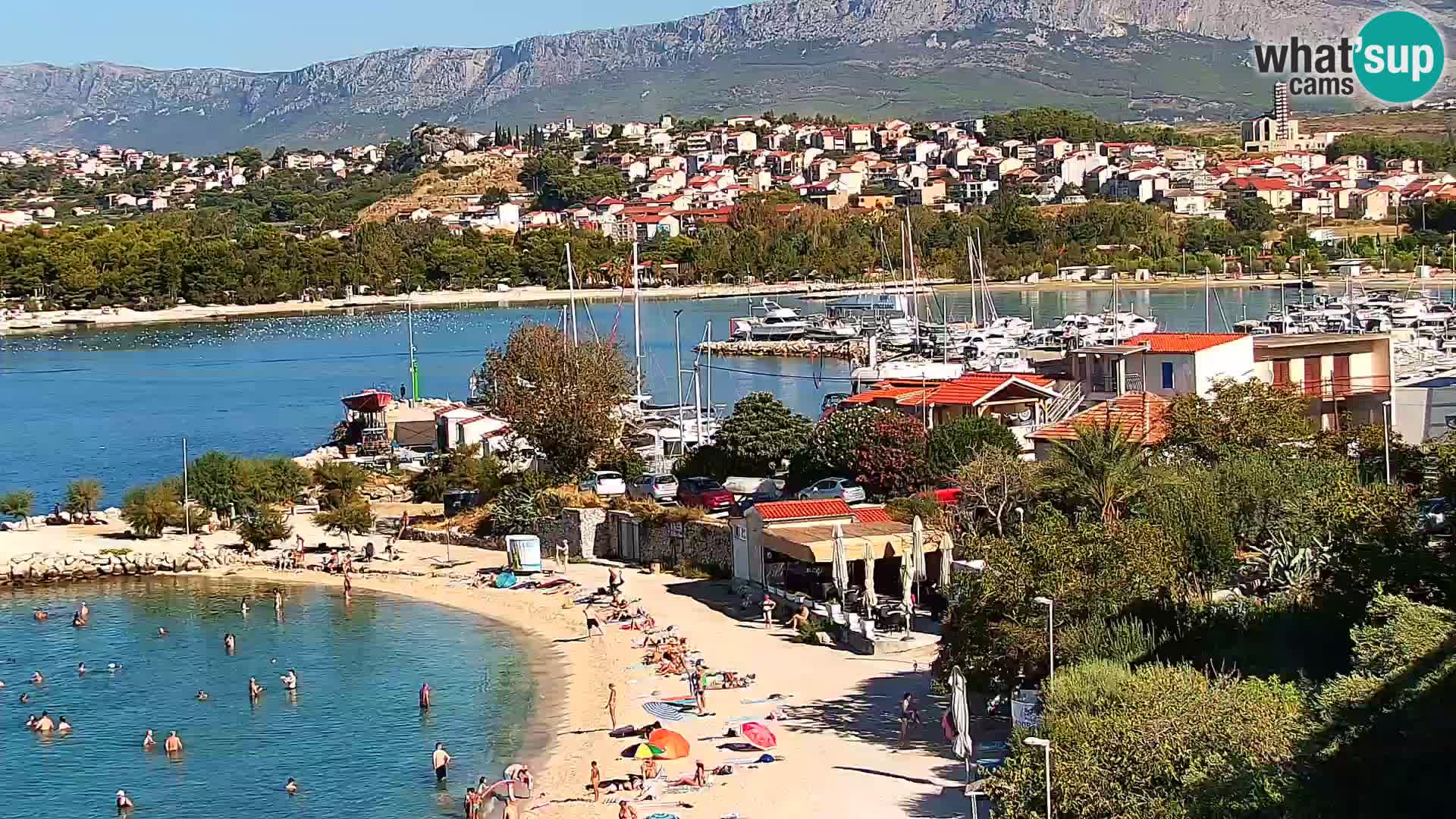 Web kamera Plaža Podstrana – Pogled uživo