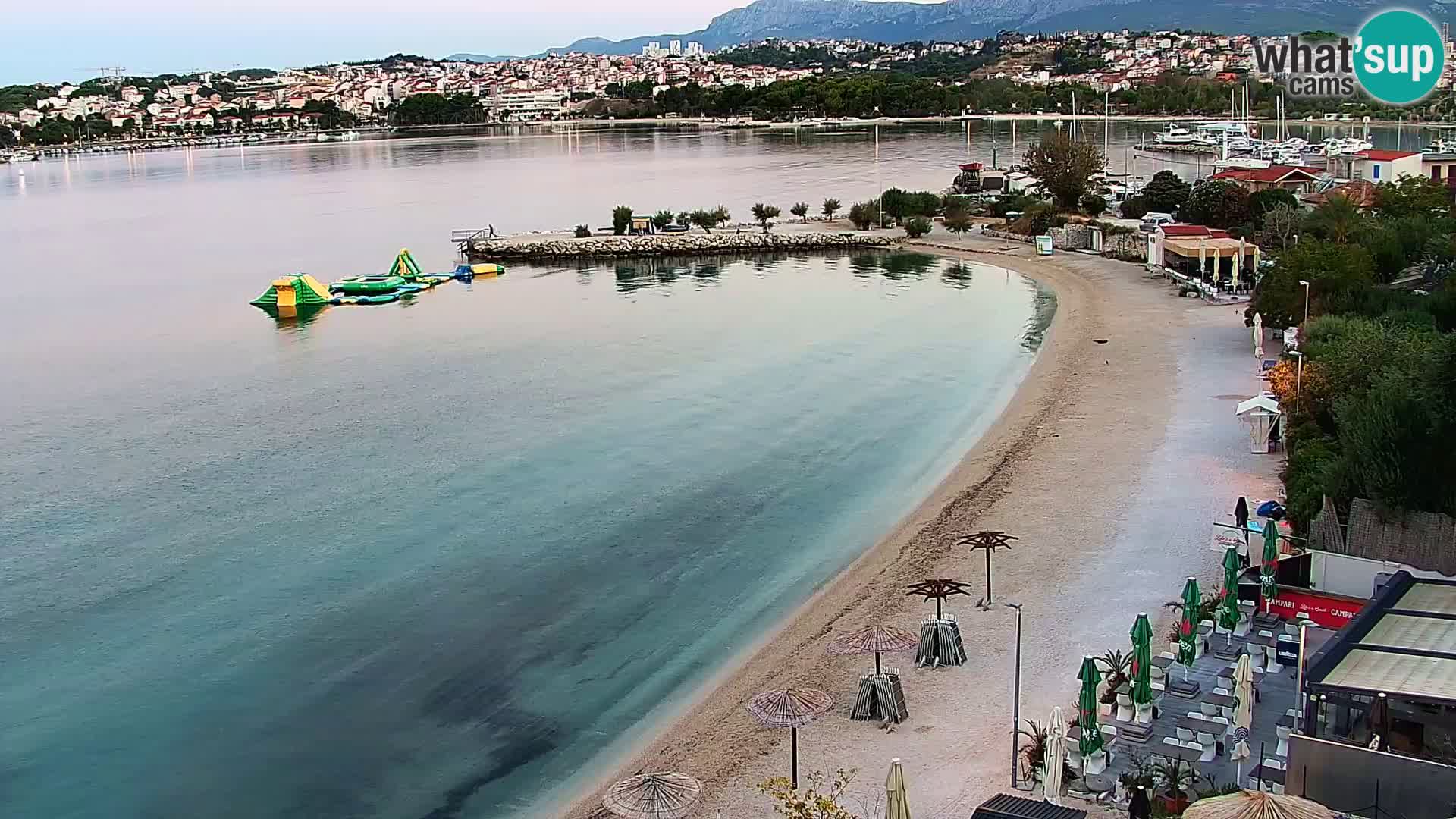 Webcam Playa de Podstrana – Vista en directo desde Hotel Split