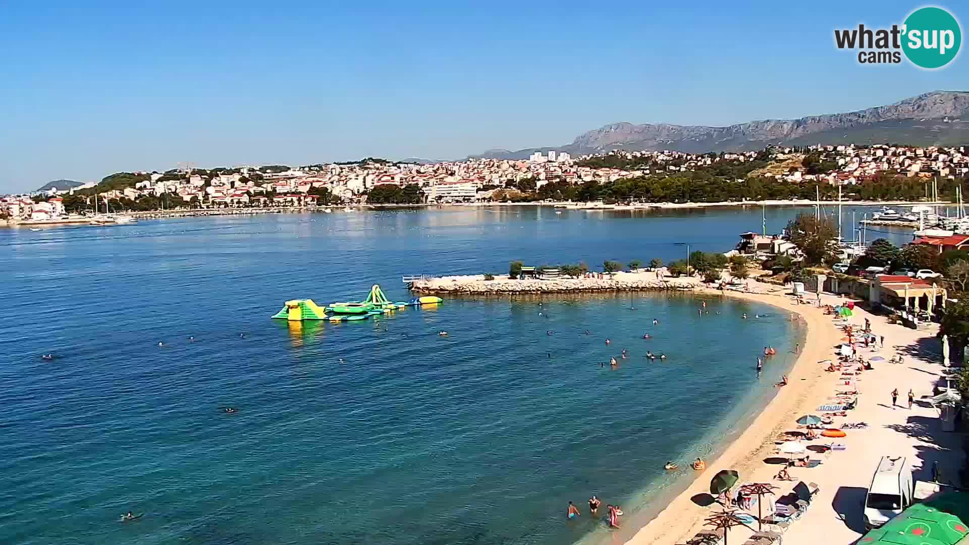 Webcam Playa de Podstrana – Vista en directo desde Hotel Split