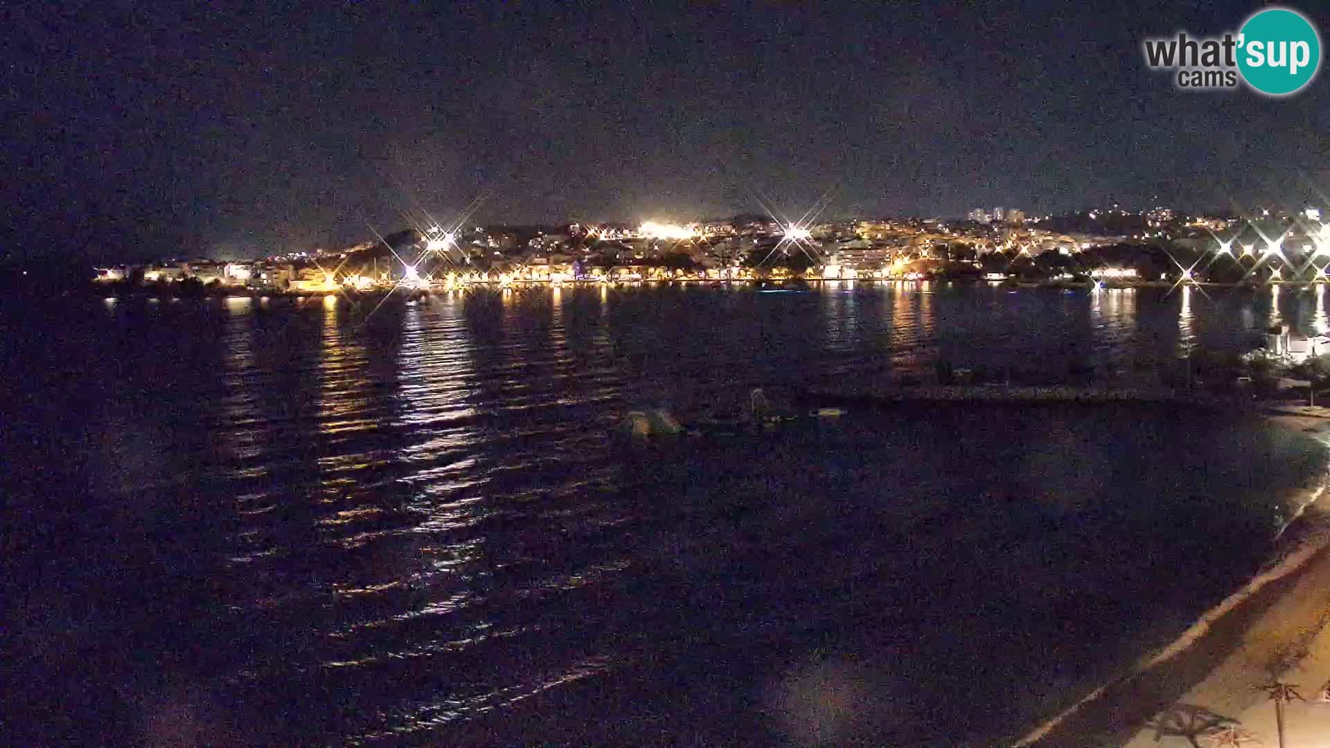 Webcam Playa de Podstrana – Vista en directo desde Hotel Split