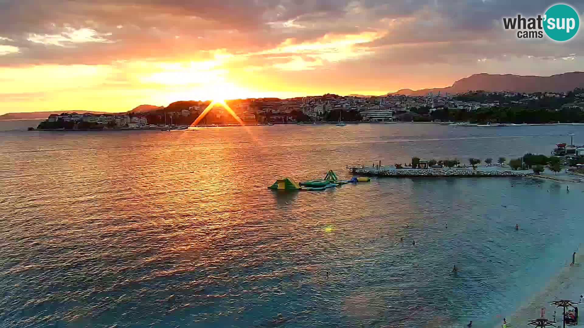 Podstrana Strand Webcam – Liveblick vom Hotel Split