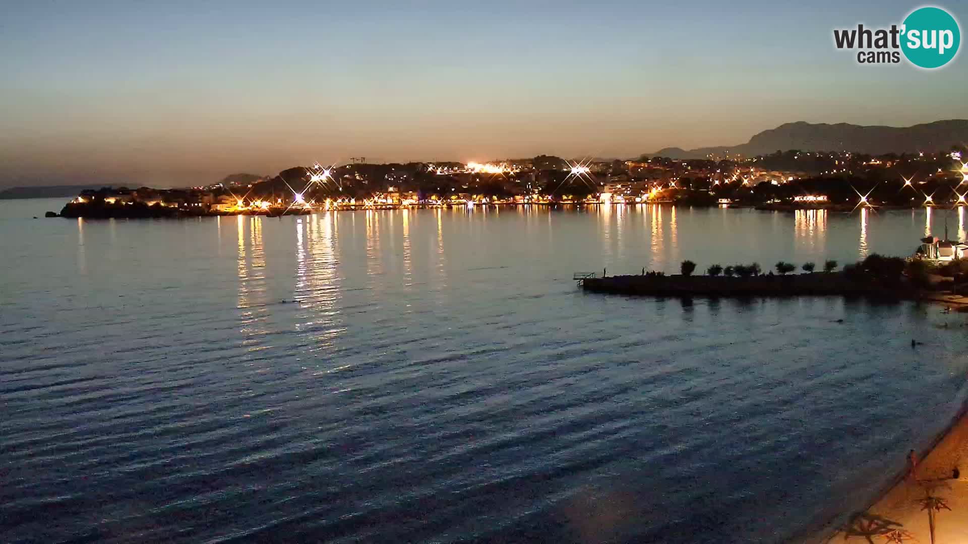 Web kamera Plaža Podstrana – Pogled uživo