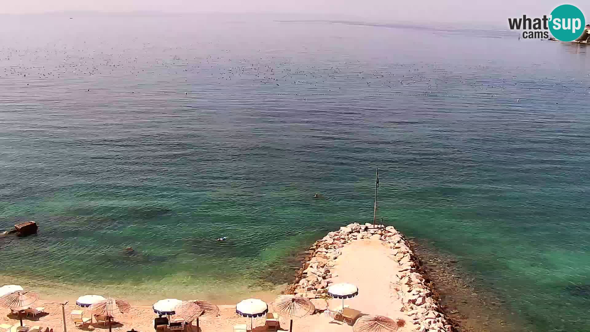 Podstrana Beach Webcam – Live View from Hotel Split
