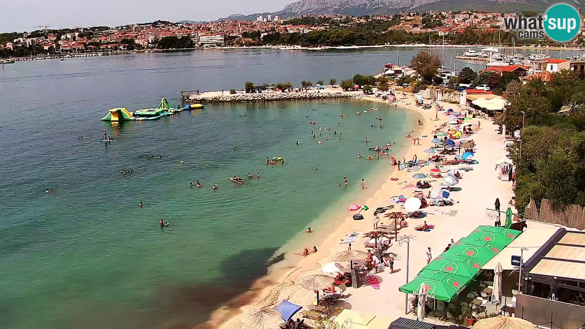 Webcam plage de Podstrana – Vue en direct depuis Hotel Split