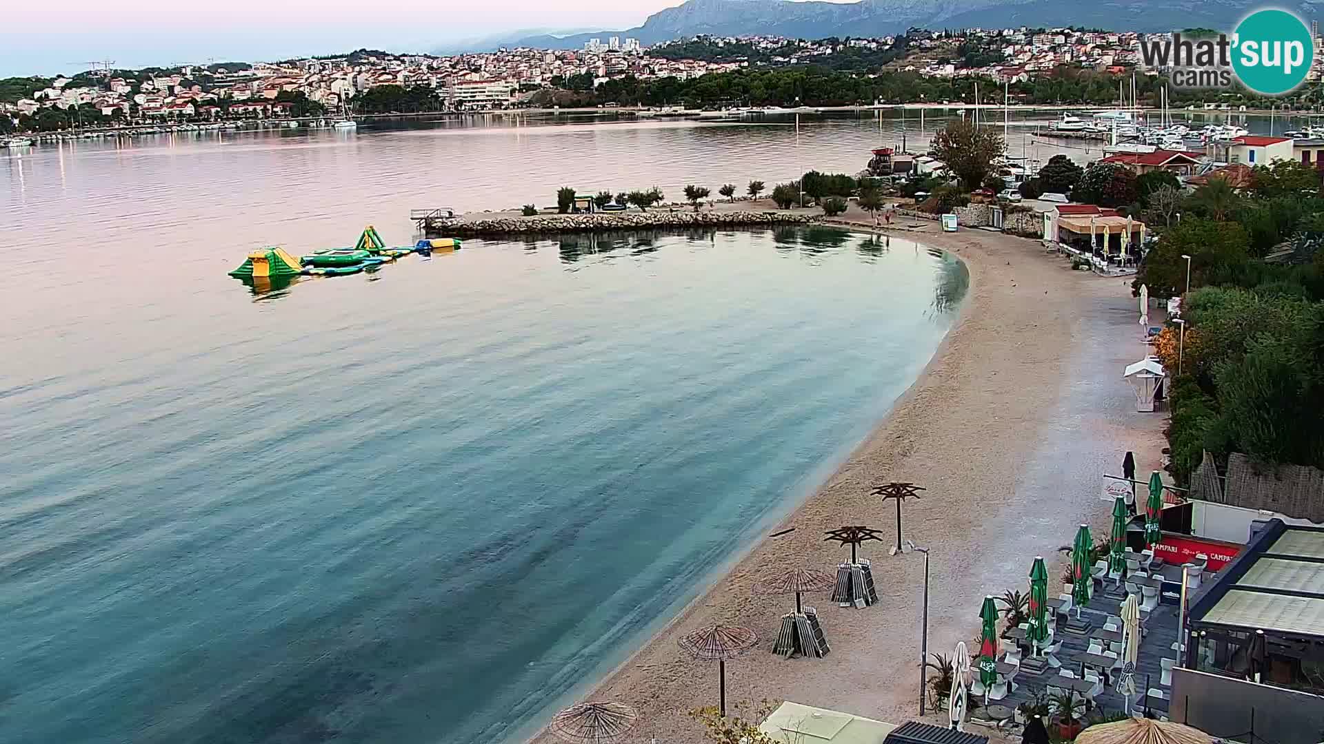 Webcam plage de Podstrana – Vue en direct depuis Hotel Split