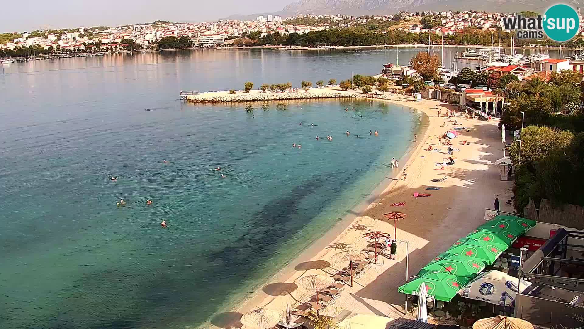 Podstrana Strand Webcam – Liveblick vom Hotel Split