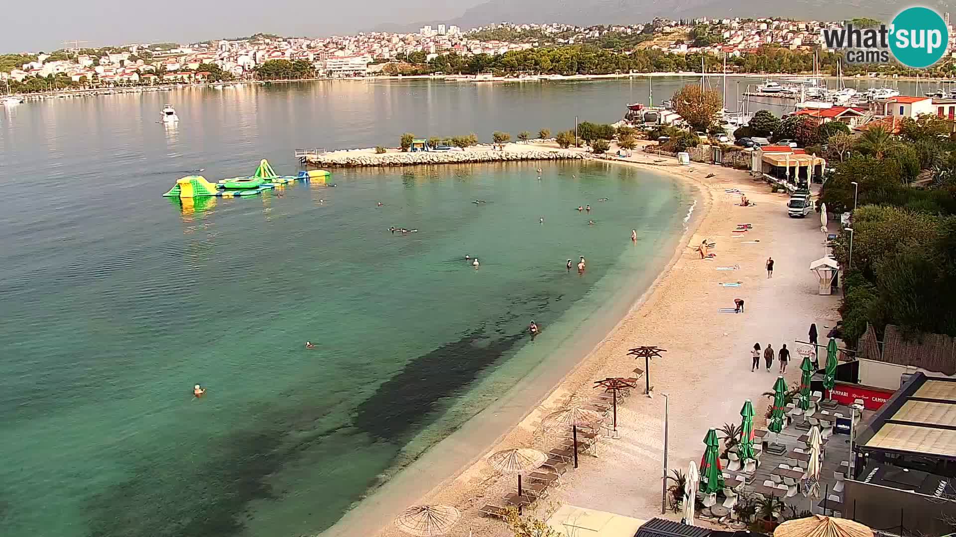 Web kamera Plaža Podstrana – Pogled uživo