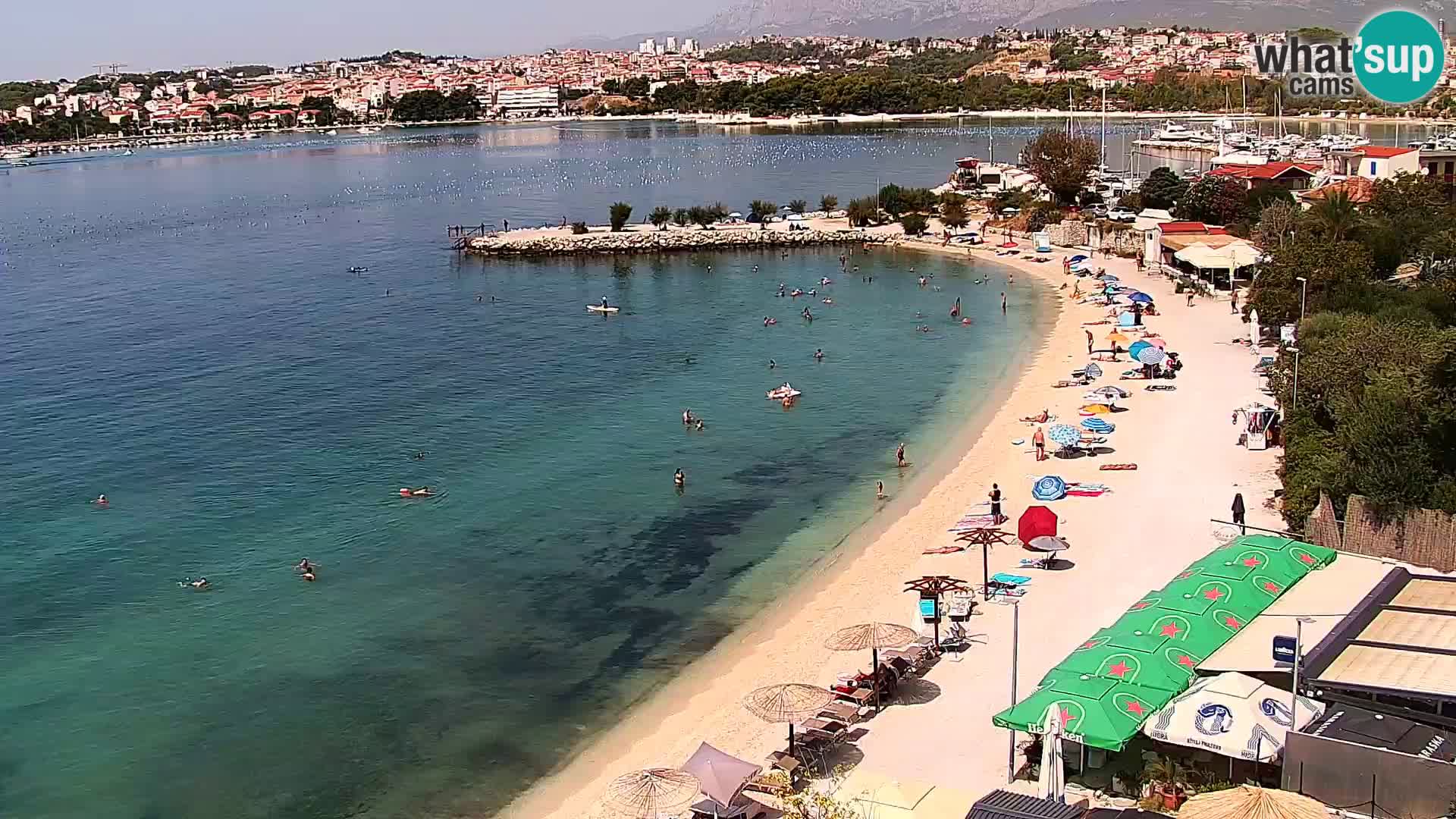 Webcam Playa de Podstrana – Vista en directo desde Hotel Split